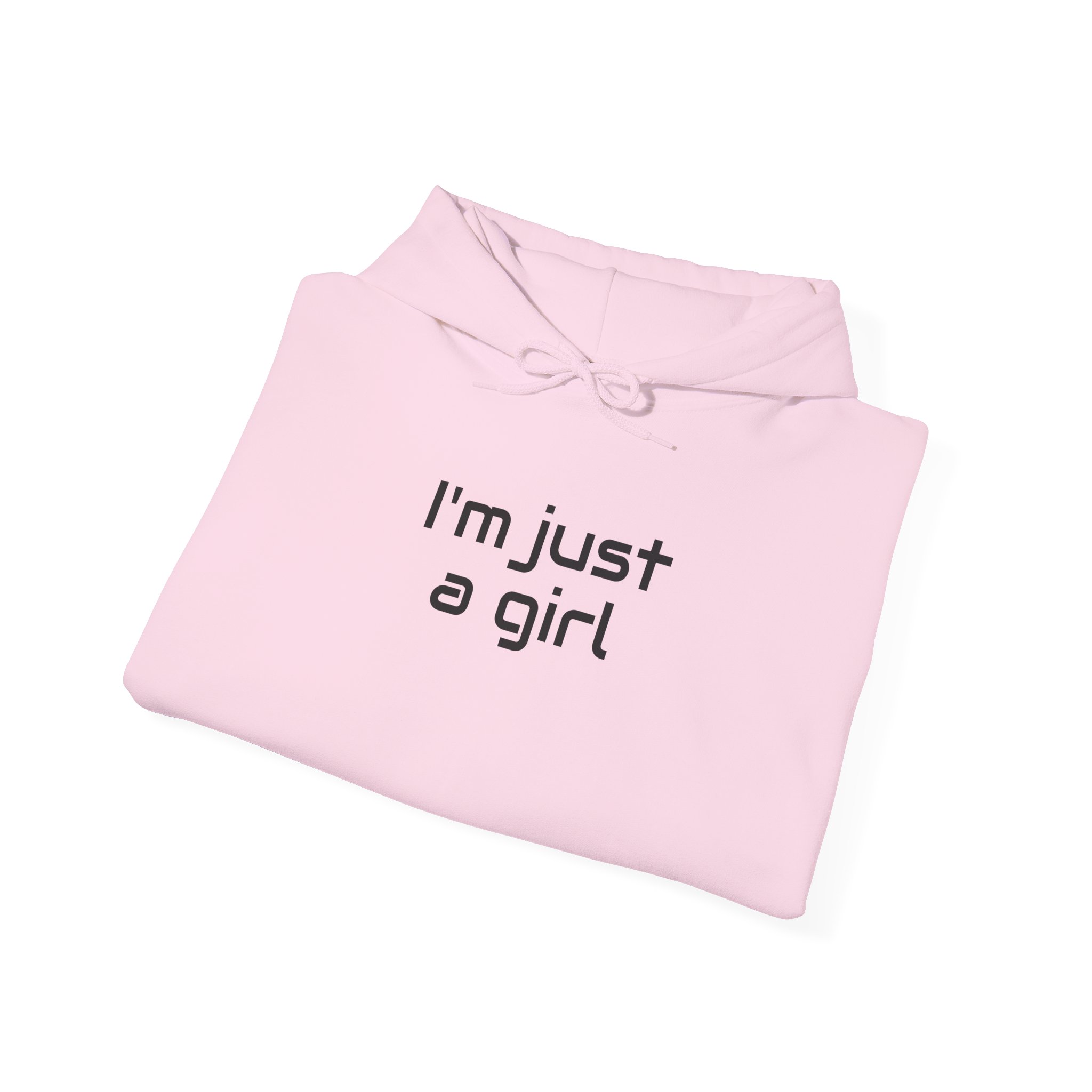 I Just A Girl Hoodie | Funny Sarcastic Hoodie | Gift for Gen Z - Black Text - Hoodie - Image 16