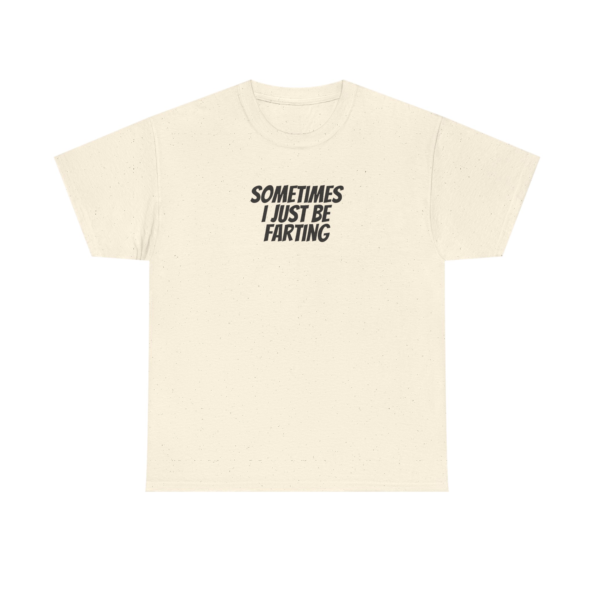 Sometimes I Just Be Farting Shirt | Funny Tee | Gift for Gen Z - Black Text - T-Shirt - Image 5