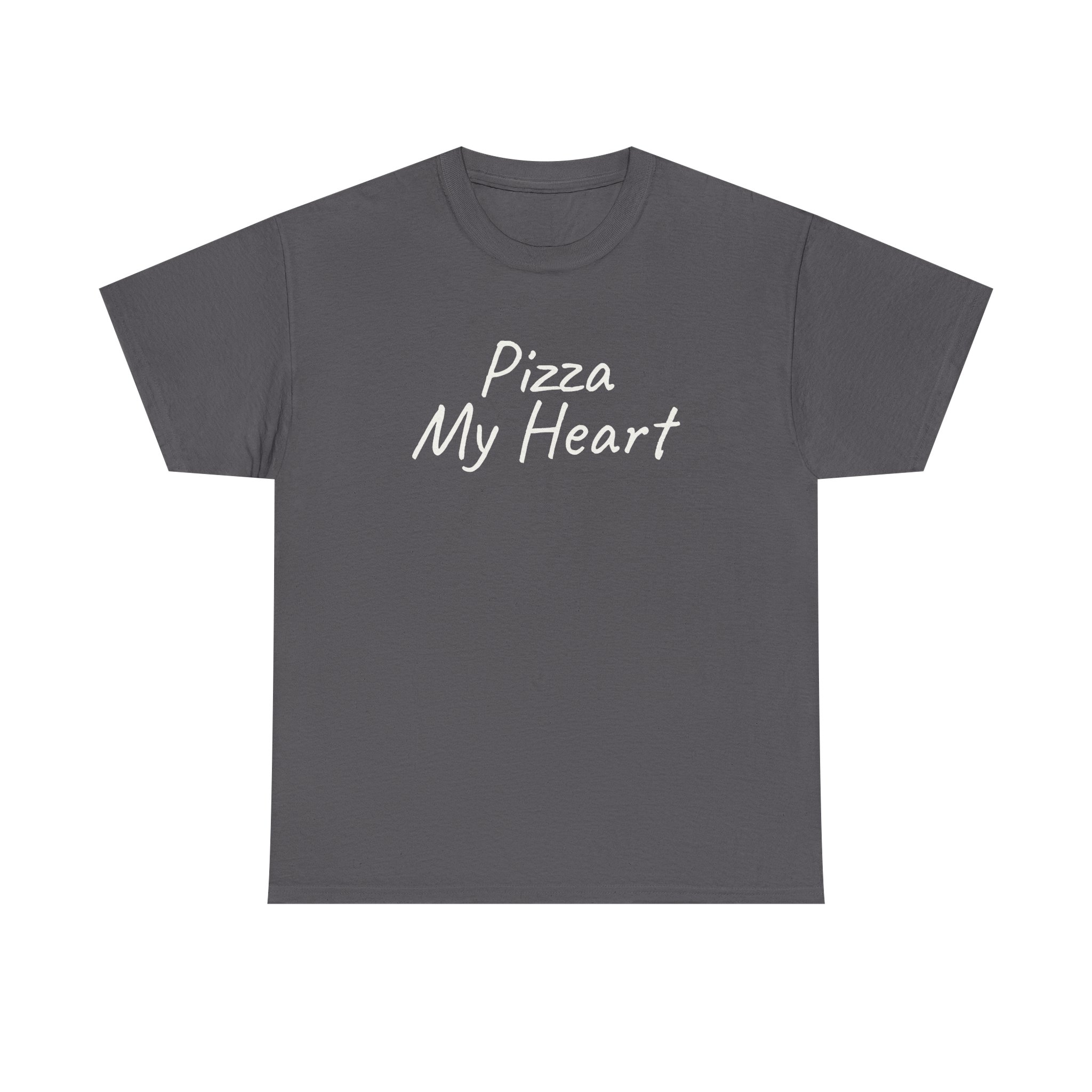 Pizza My Heart Shirt | Cute Toddler Tee | Gift for Pizza Lover - White Text - T-Shirt - Image 9