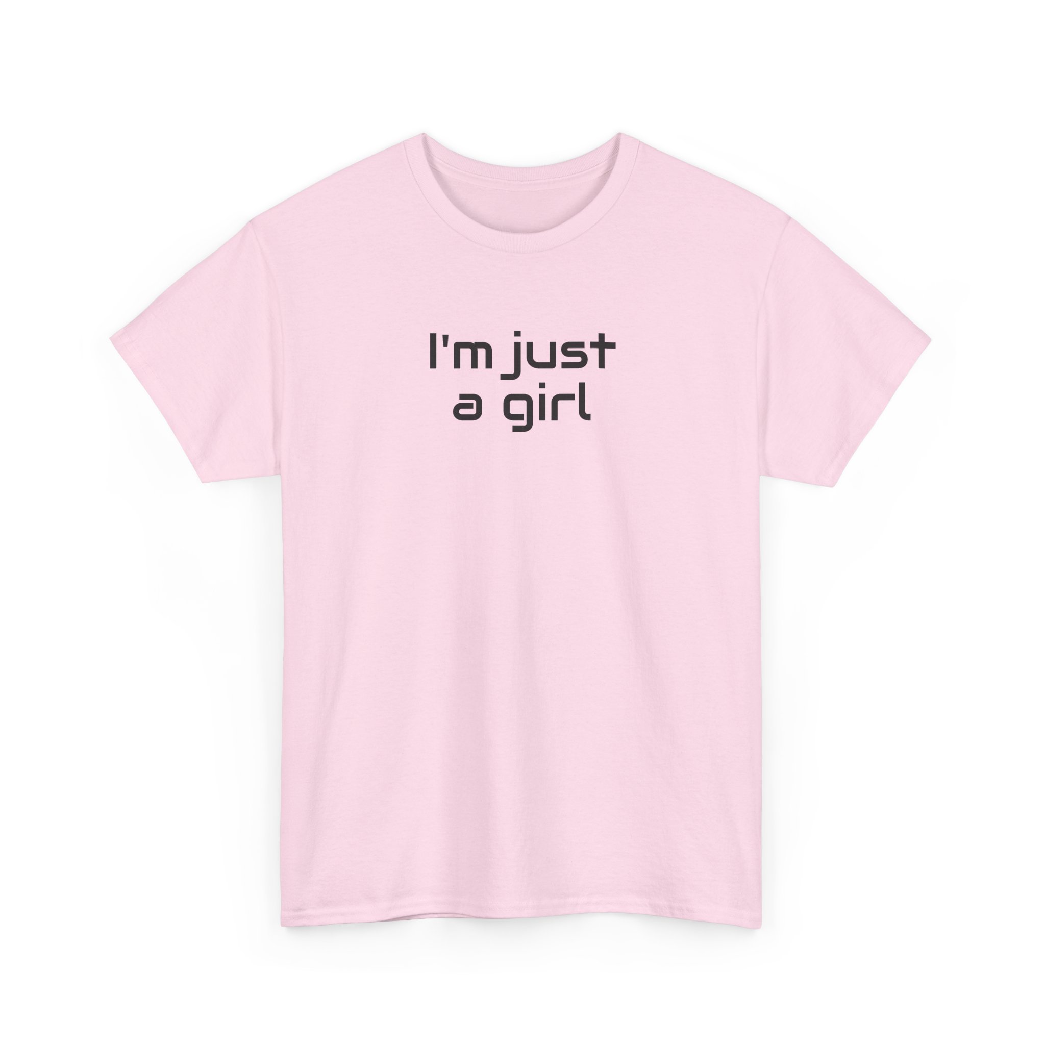 I Just A Girl Shirt | Funny Sarcastic Tee | Gift for Gen Z - Black Text - T-Shirt - Image 11