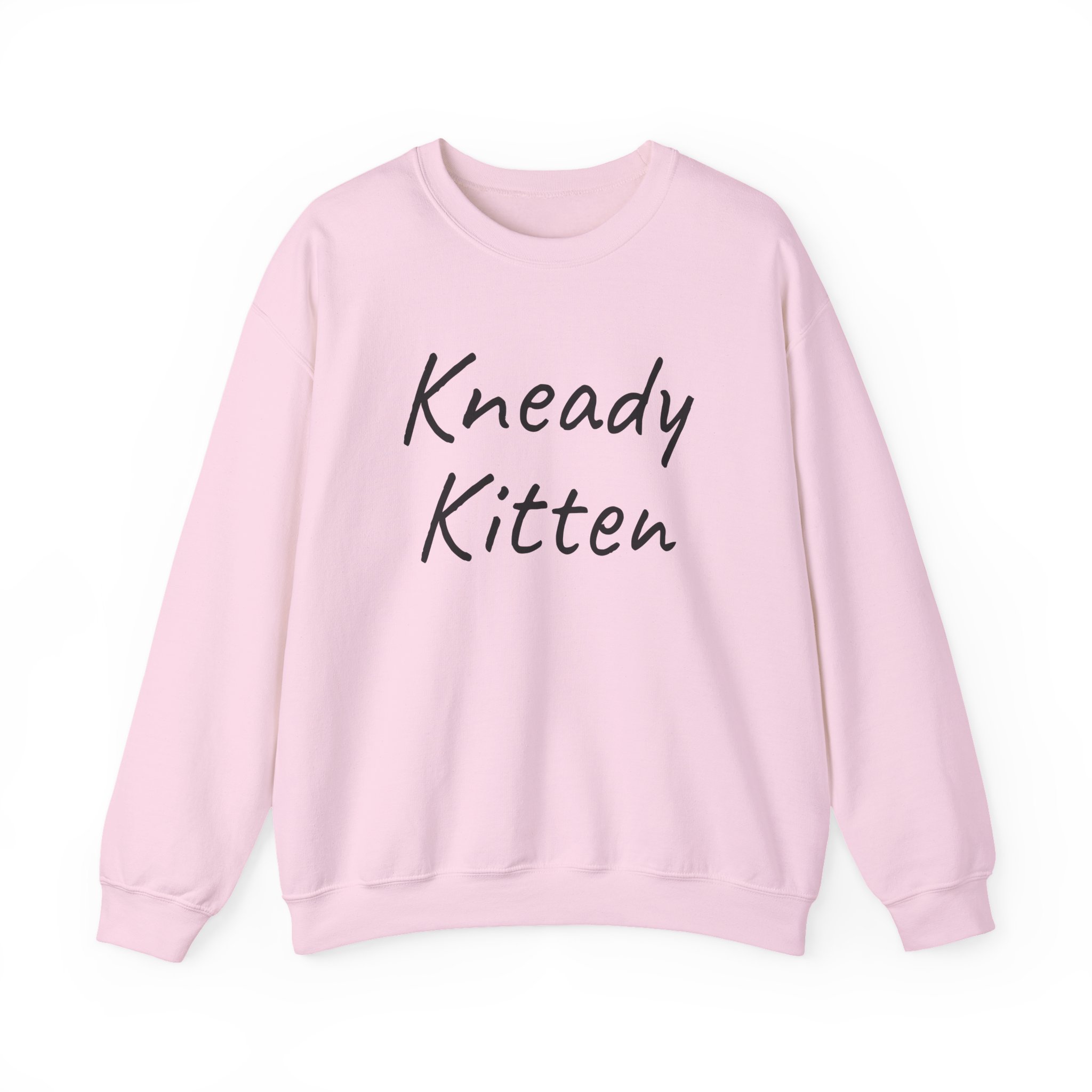 Kneady Kitten Sweatshirt | Funny Sarcastic Sweatshirt | Gift for Pet Lovers - Black Text - Sweatshirt - Image 13