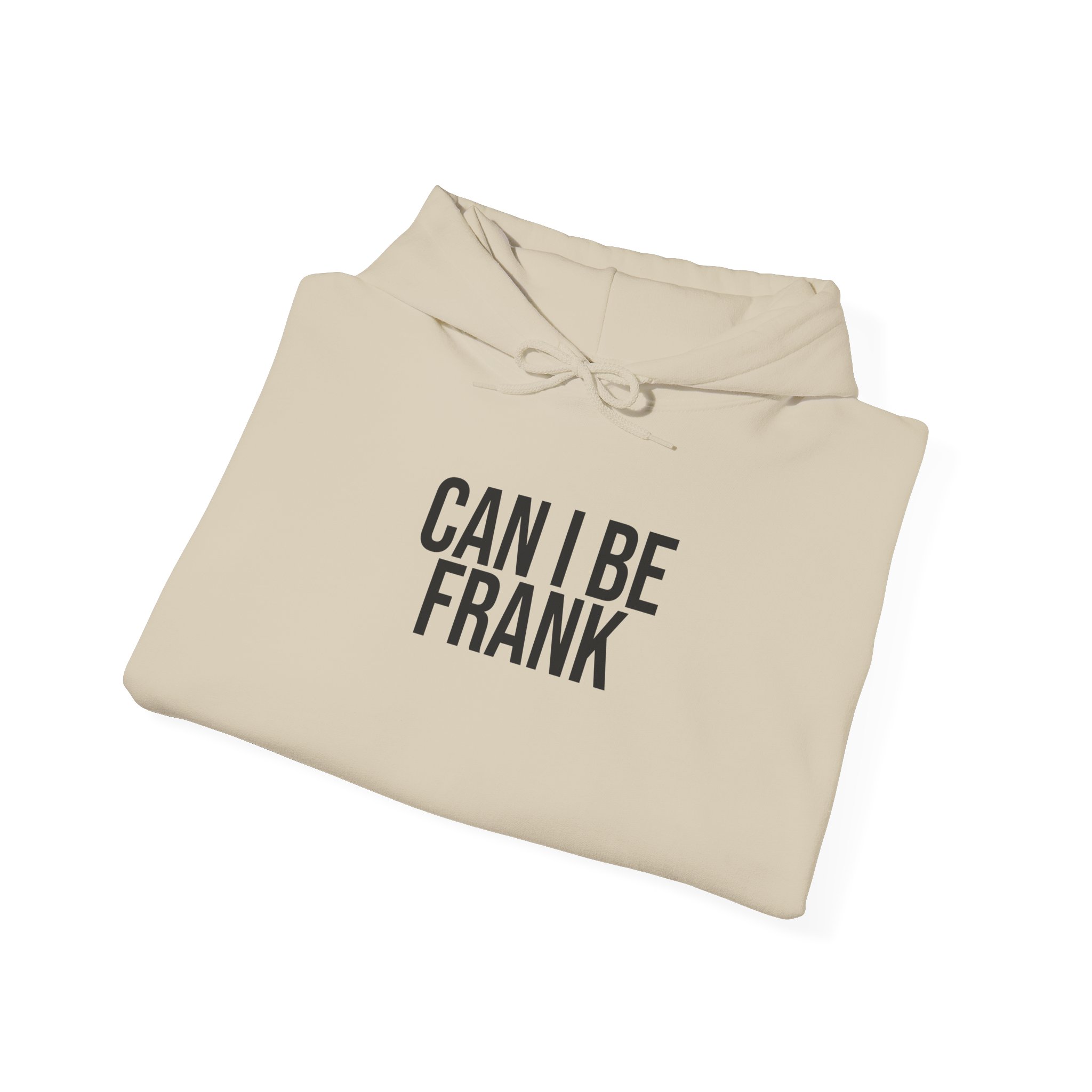 Can I Be Frank Hoodie | Funny Sarcastic Hoodie | Gift for Dad - Black Text - Hoodie - Image 8