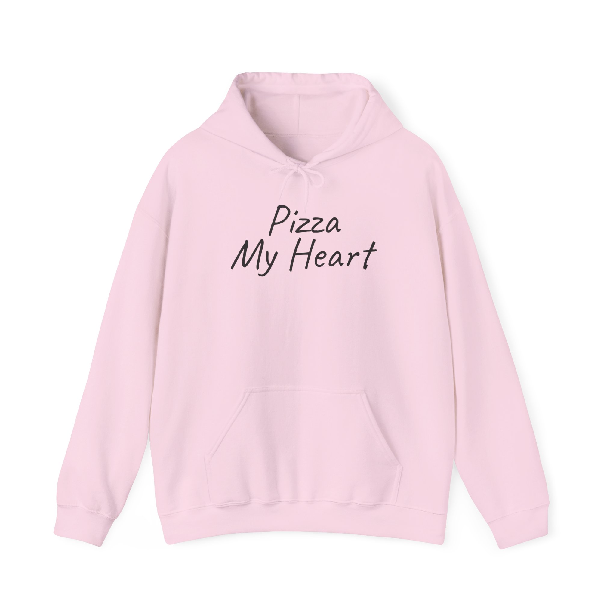 Pizza My Heart Hoodie | Cute Toddler Hoodie | Gift for Pizza Lover - Black Text - Hoodie - Image 13