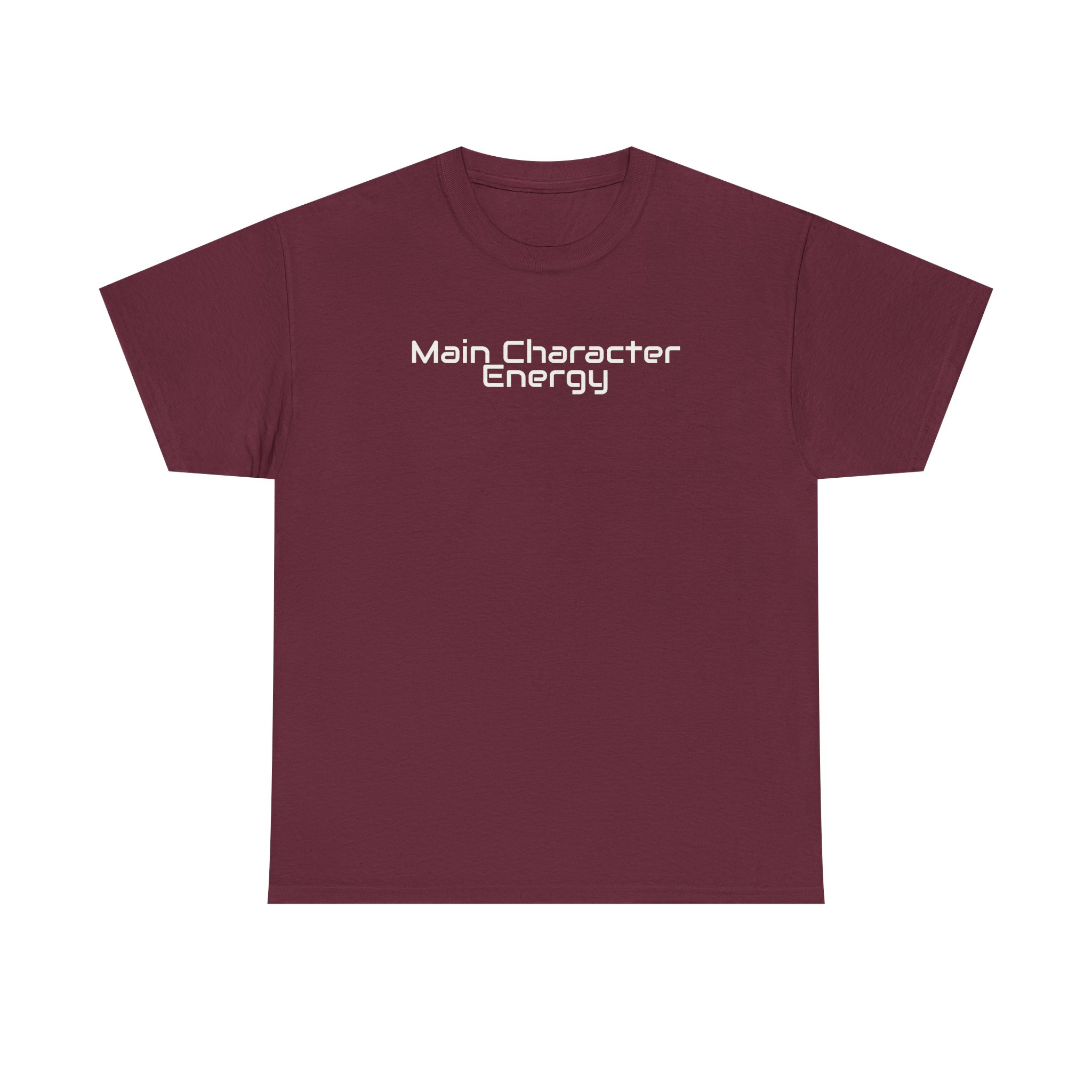 Main Character Energy Shirt | Bold Sarcastic Tee | Gift for Gen Z - White Text - T-Shirt - Image 5