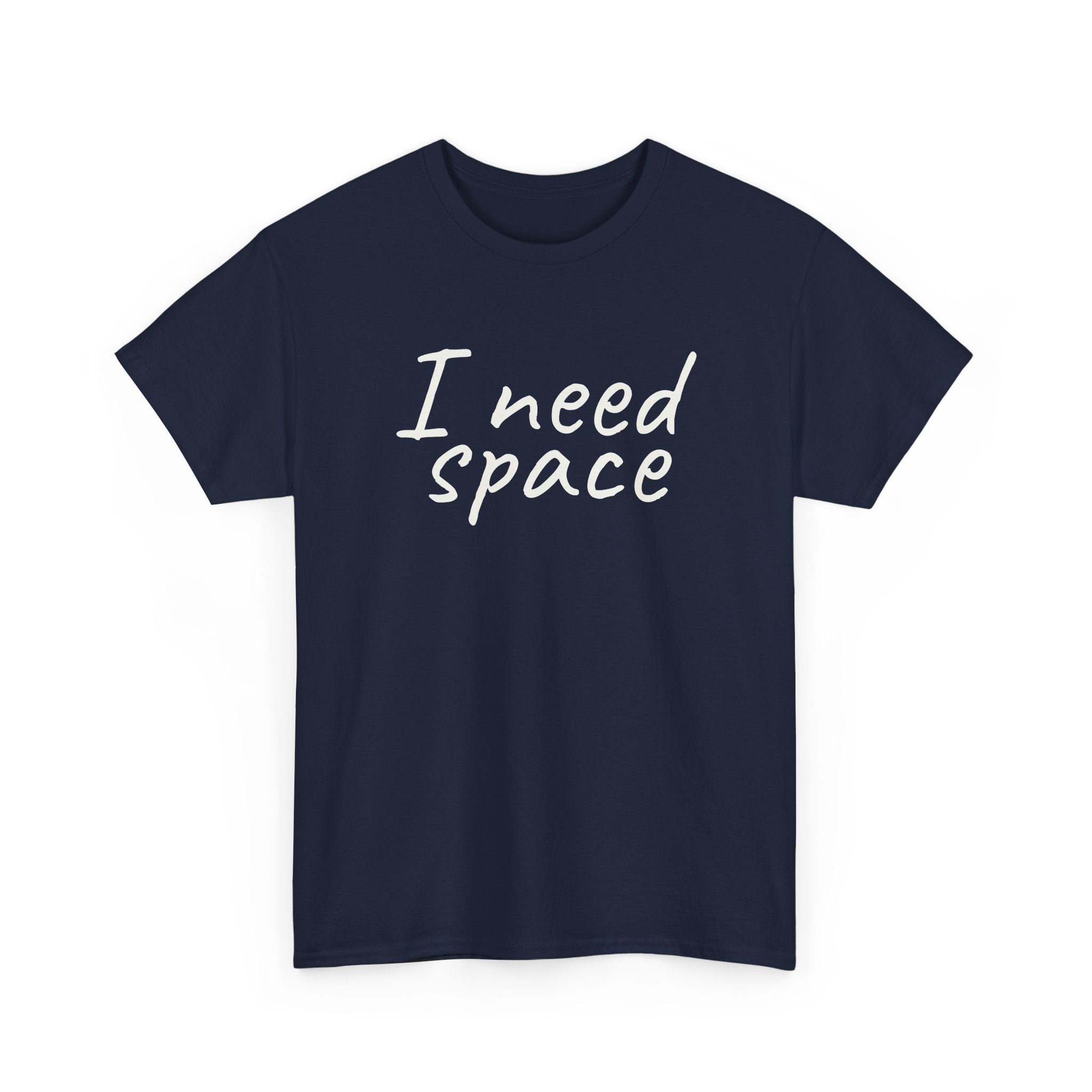 I Need Space Shirt | Sarcastic Tee | Gift for Introverts - White Text - T-Shirt - Image 15