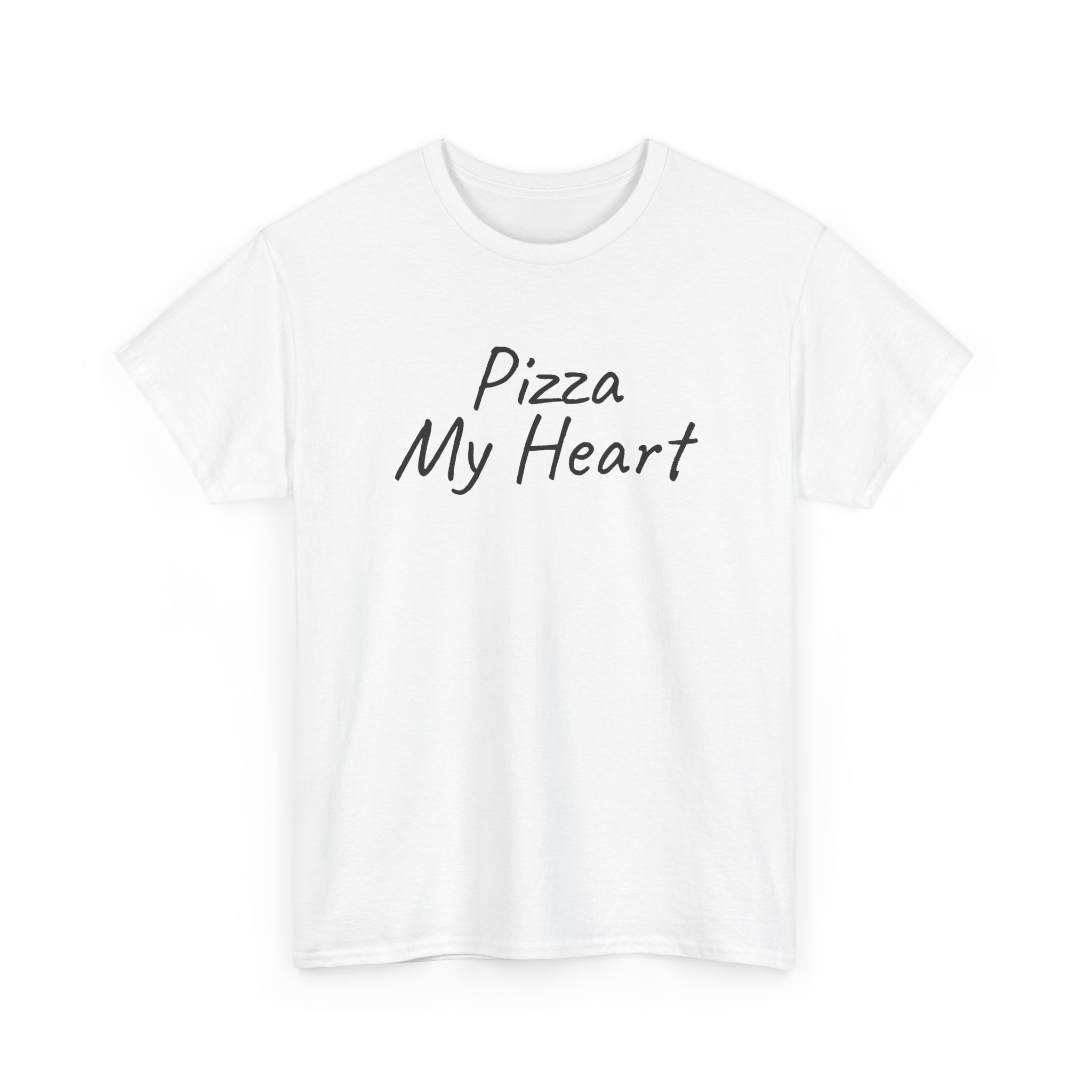 Pizza My Heart T-Shirt (Black Print) – Bild 3