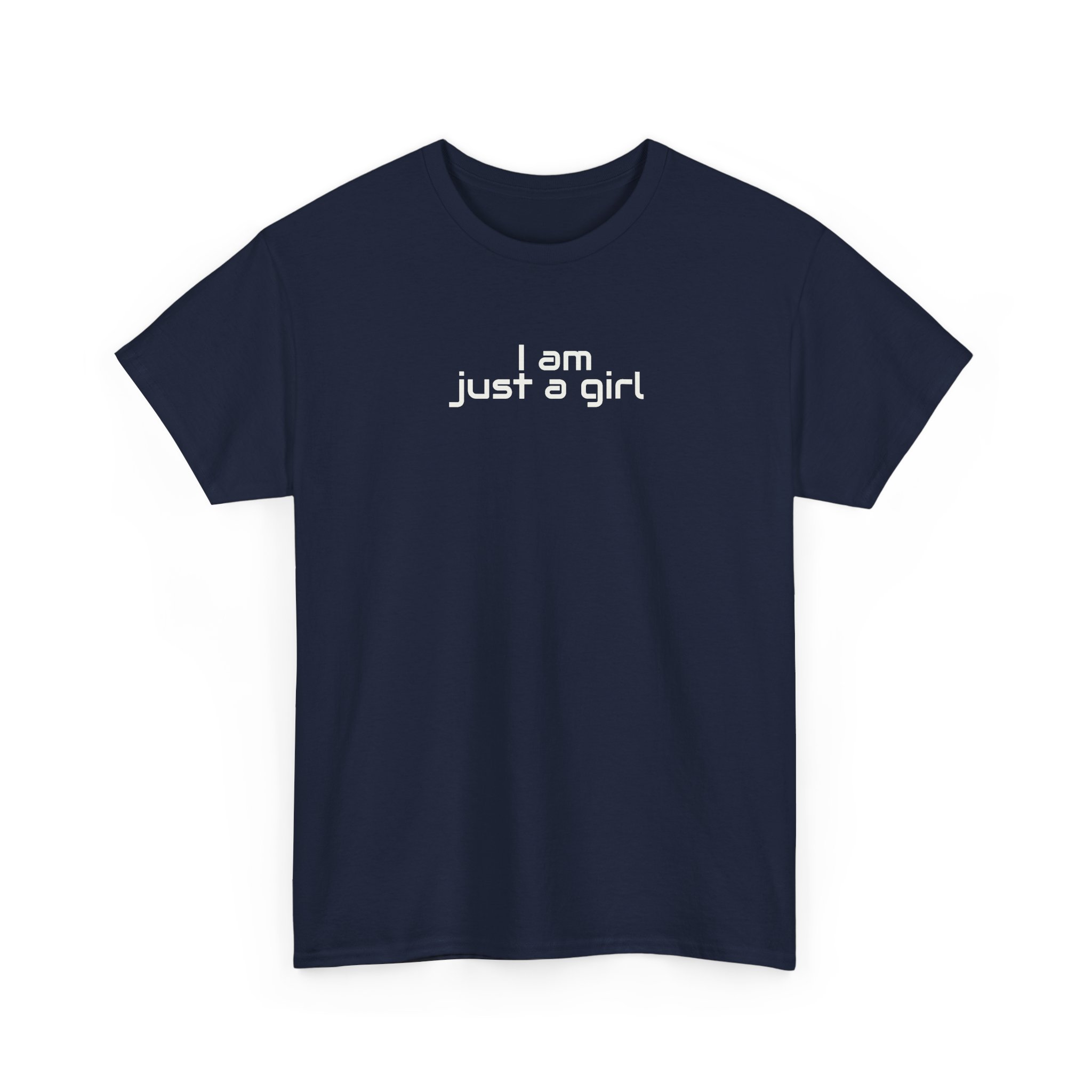 I Am Just A Girl Shirt | Funny Sarcastic Tee | Gift for Gen Z - White Text - T-Shirt - Image 15