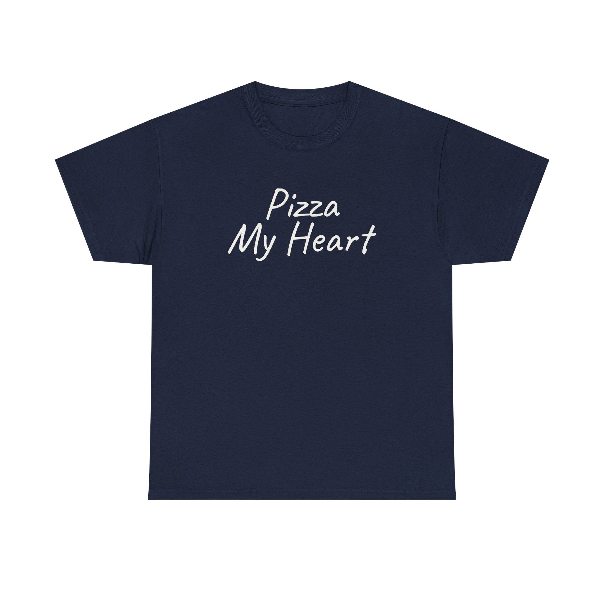 Pizza My Heart Shirt | Cute Toddler Tee | Gift for Pizza Lover - White Text - T-Shirt - Image 13