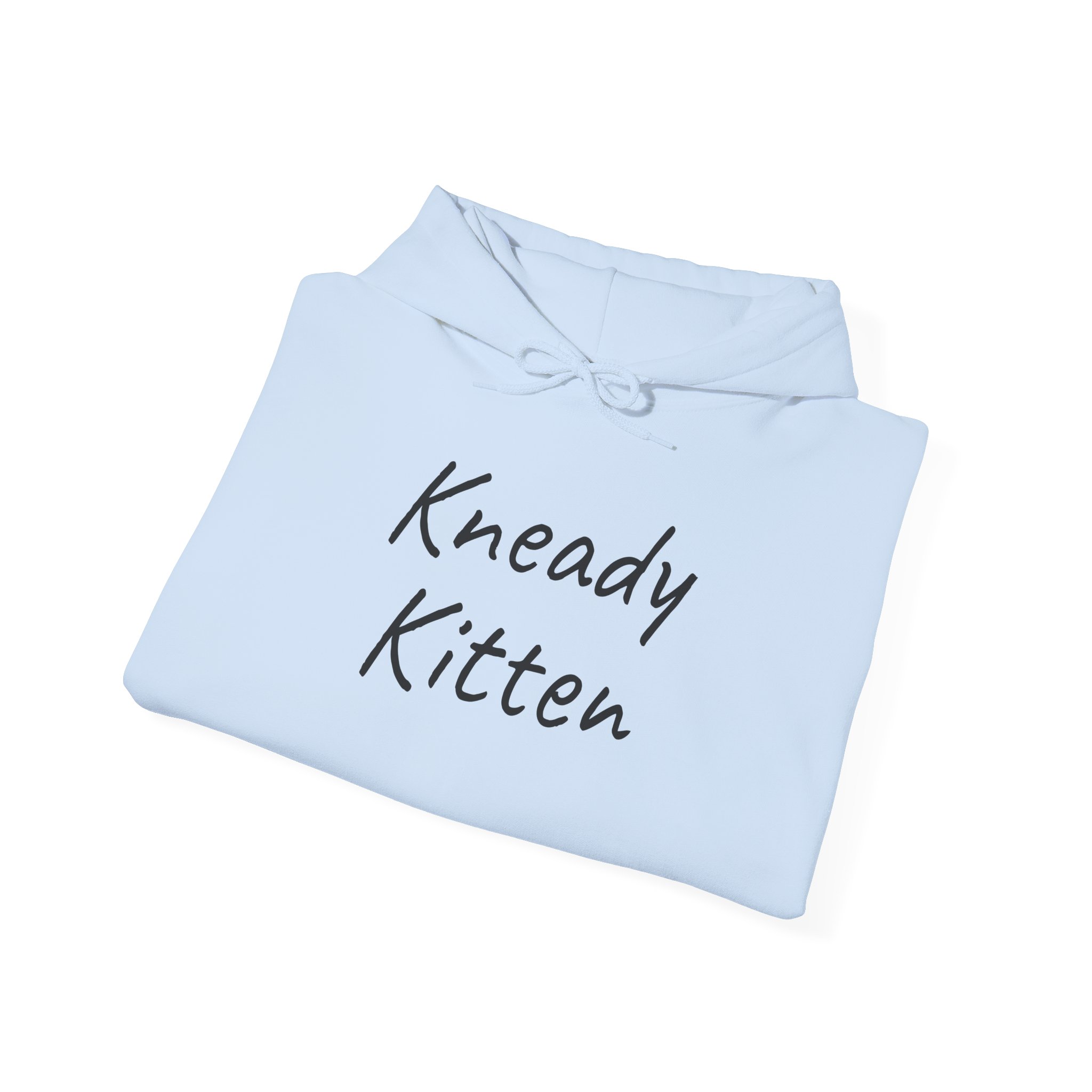 Kneady Kitten Hoodie | Funny Sarcastic Hoodie | Gift for Pet Lovers - Black Text - Hoodie - Image 12