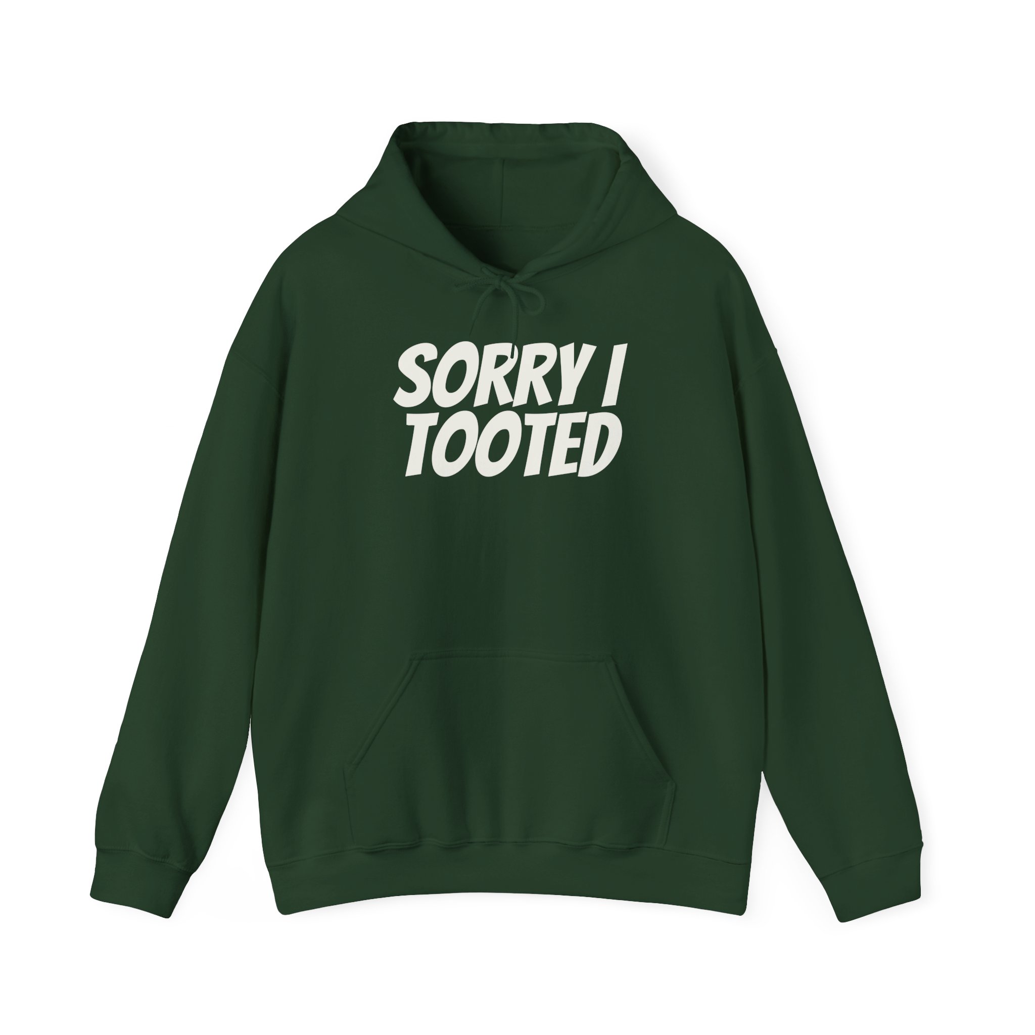 Sorry I Tooted Hoodie | Funny Sarcastic Hoodie | Gift for Prankster - White Text - Hoodie - Image 9