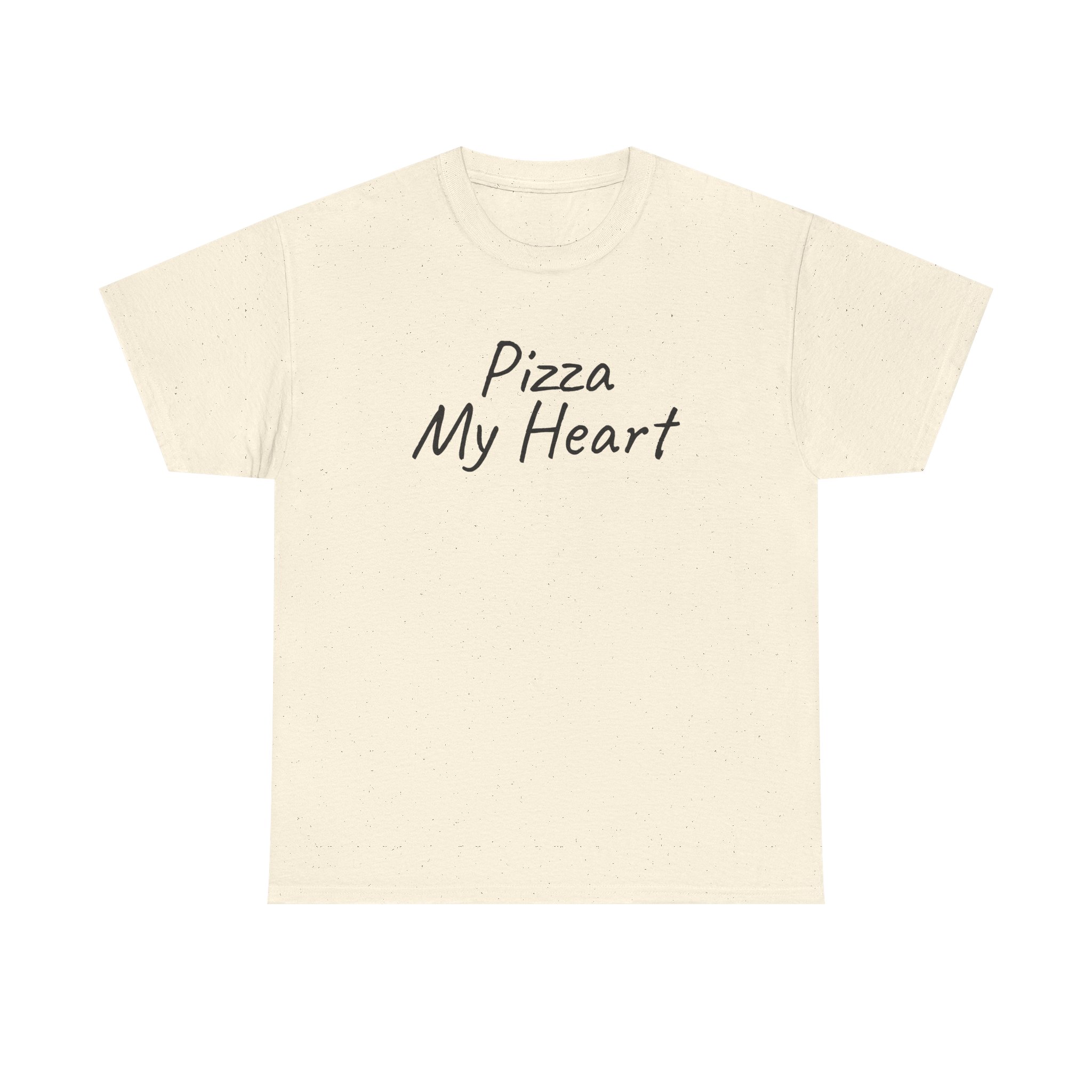 Pizza My Heart T-Shirt (Black Print) – Bild 5
