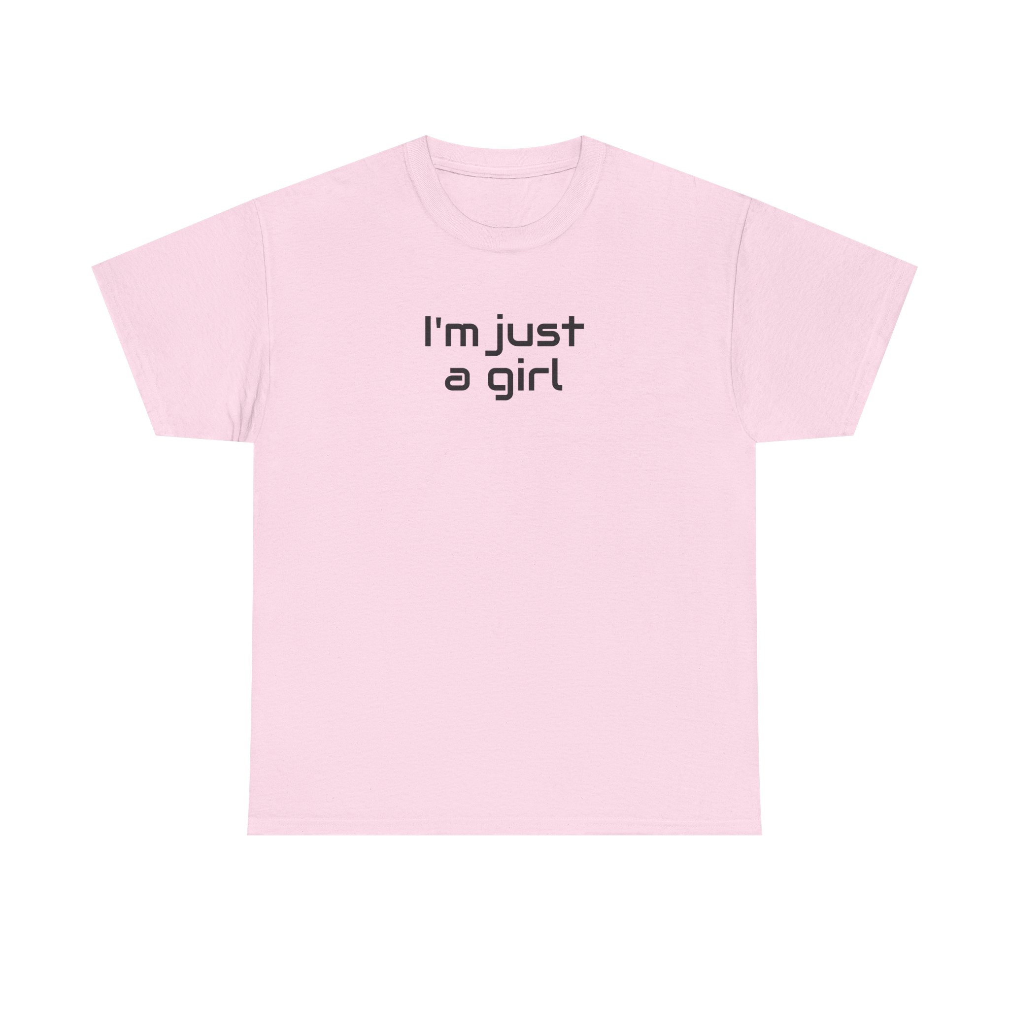 I Just A Girl Shirt | Funny Sarcastic Tee | Gift for Gen Z - Black Text - T-Shirt - Image 9