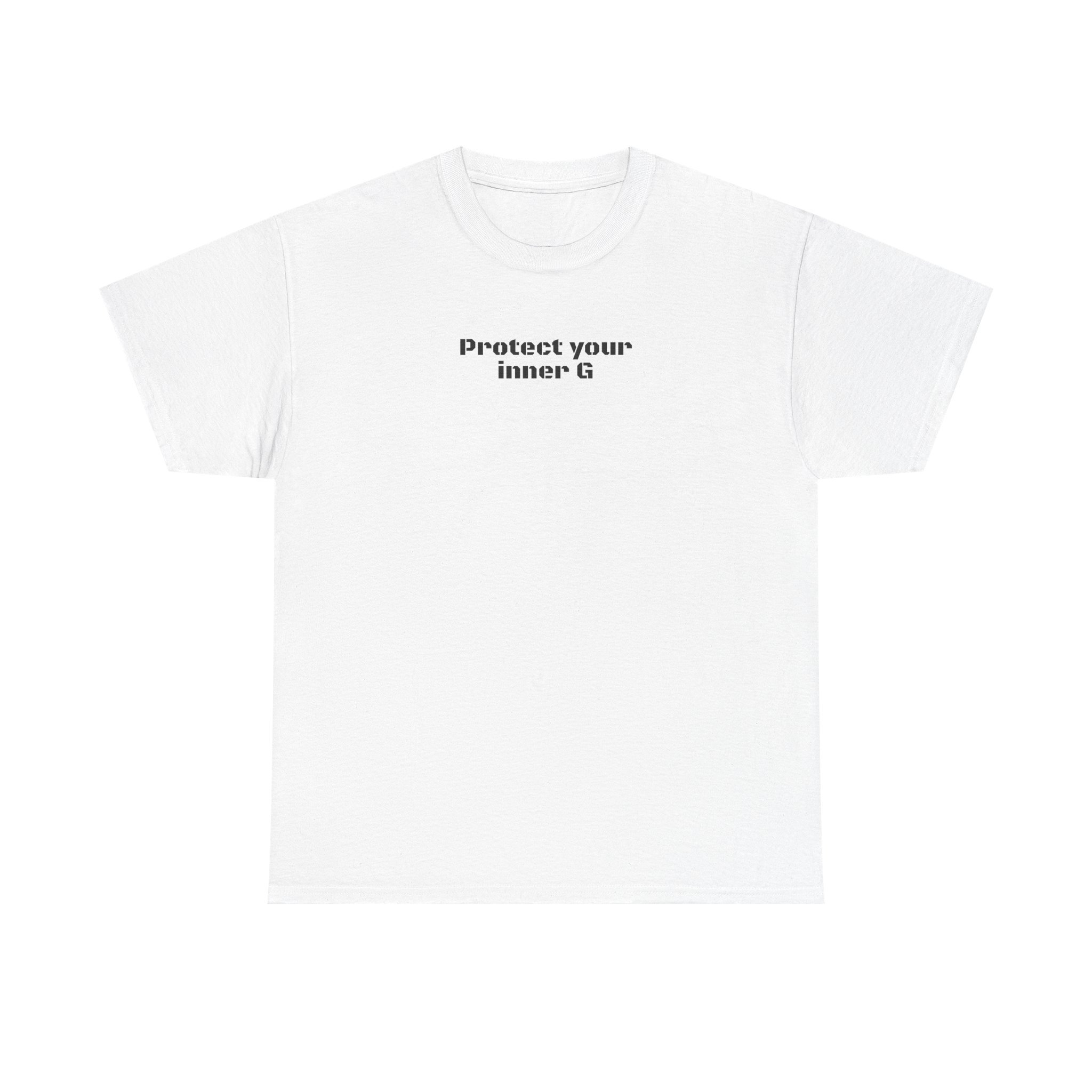 Protect Your Inner G Shirt | Bold Tee | Gift for Streetwear Fans - Black Text - T-Shirt