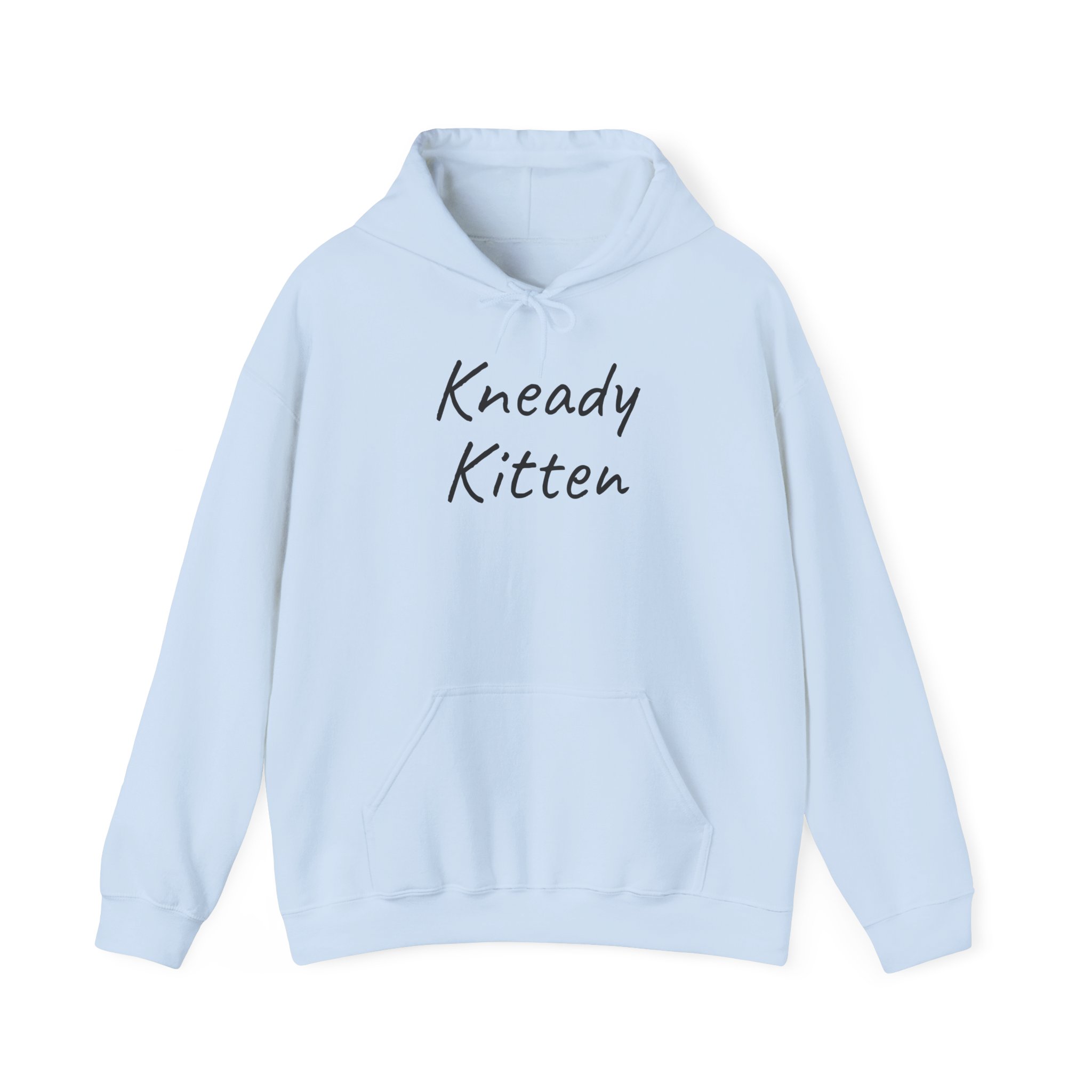 Kneady Kitten Hoodie | Funny Sarcastic Hoodie | Gift for Pet Lovers - Black Text - Hoodie - Image 9
