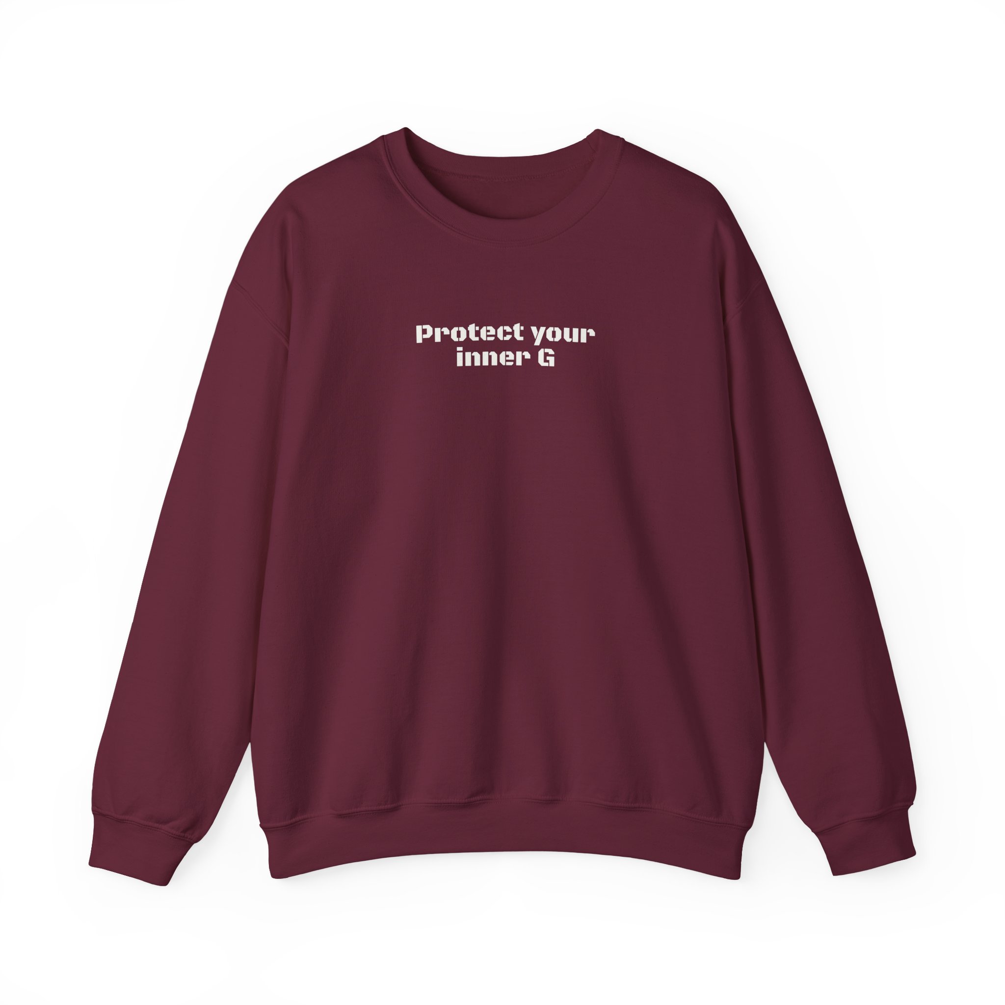 Protect Your Inner G Sweatshirt | Bold Sweatshirt | Gift for Streetwear Fans - White Text - Sweatshirt - Image 5