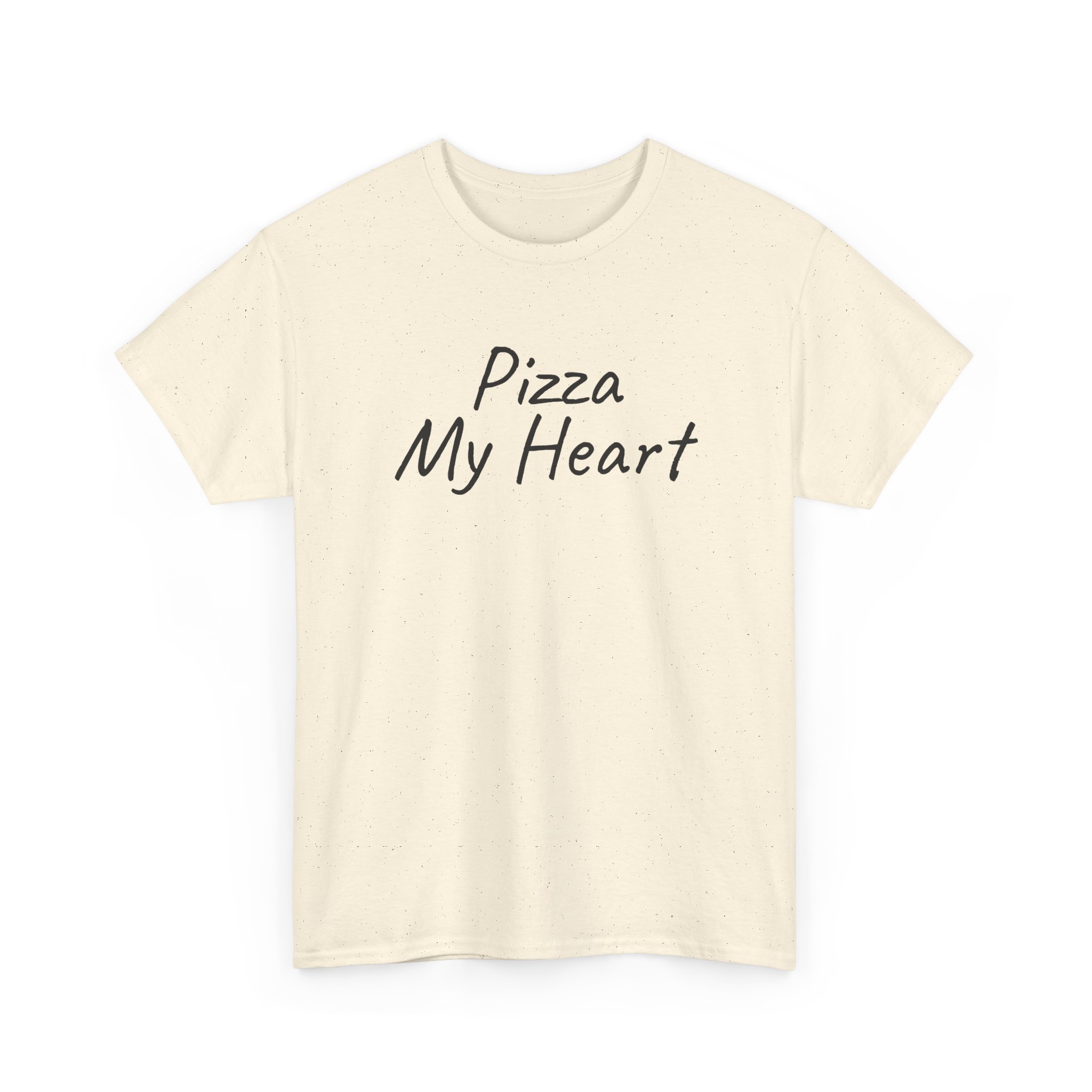 Pizza My Heart T-Shirt (Black Print) – Bild 7
