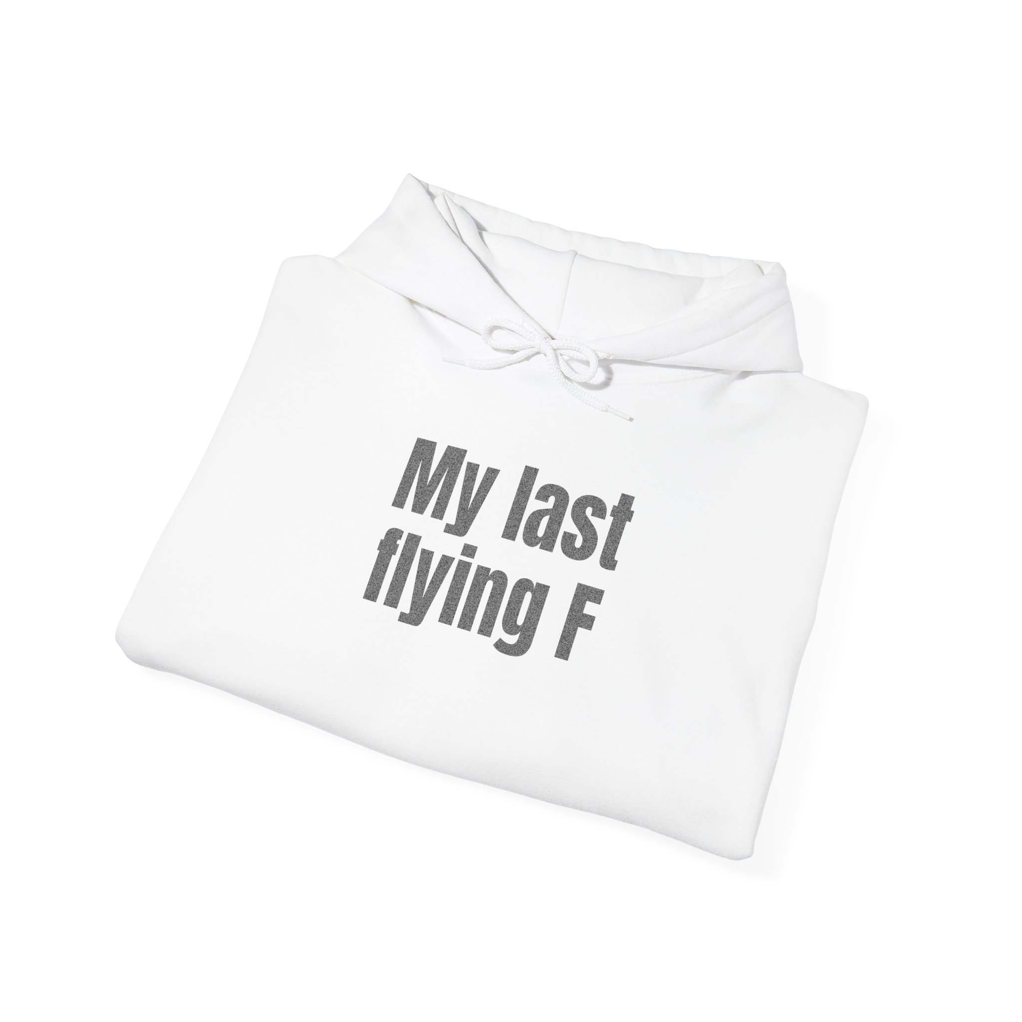 My Last Flying F Hoodie | Sarcastic Hoodie | Gift for Sarcastic Adults - Black Text - Hoodie - Image 4