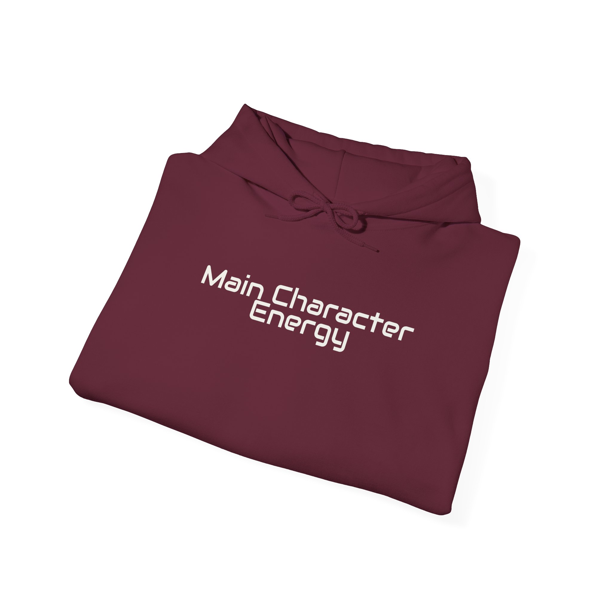 Main Character Energy Hoodie | Bold Sarcastic Hoodie | Gift for Gen Z - White Text - Hoodie - Image 8