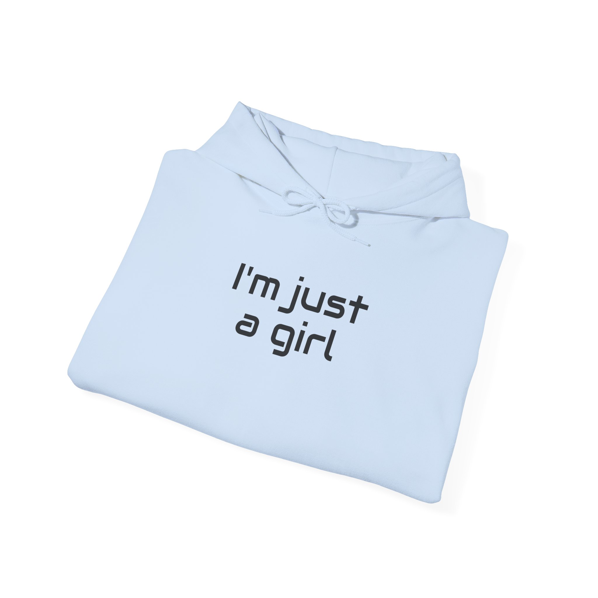 I Just A Girl Hoodie | Funny Sarcastic Hoodie | Gift for Gen Z - Black Text - Hoodie - Image 12