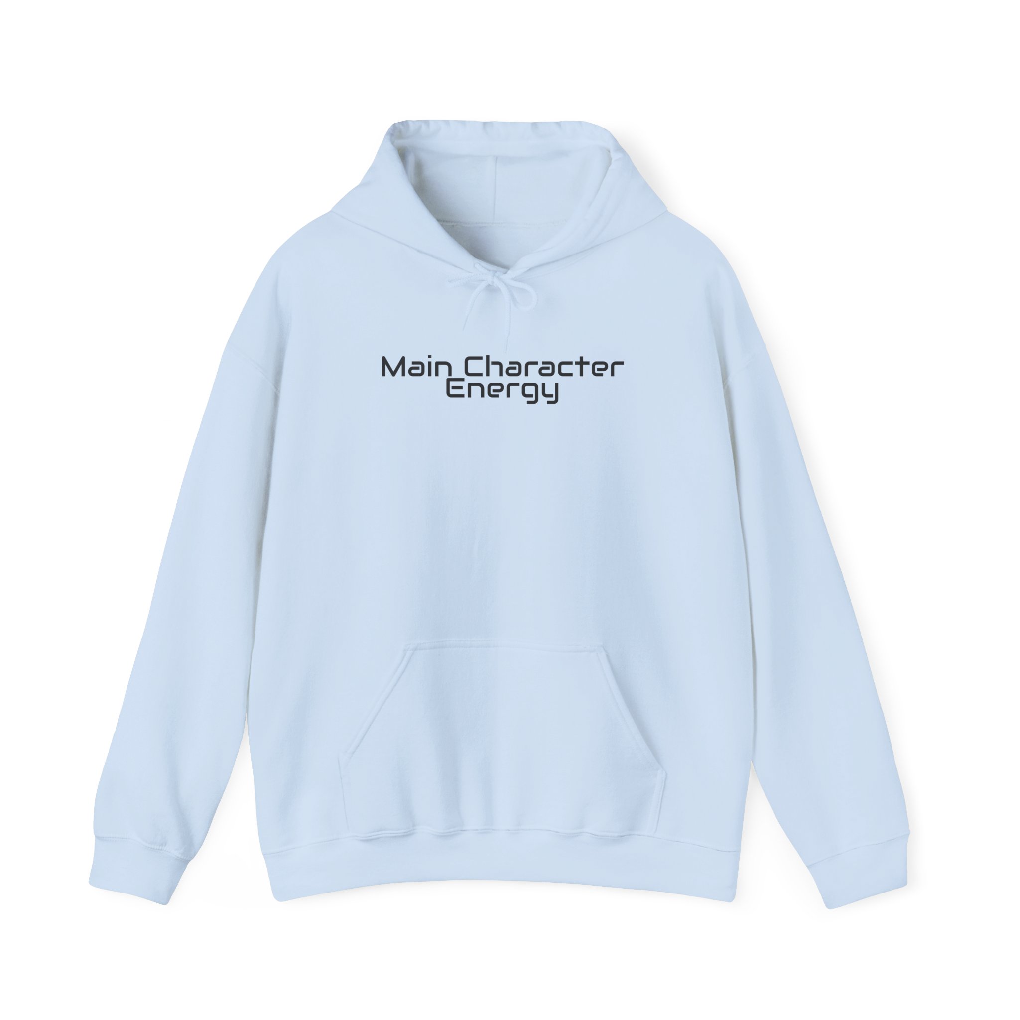 Main Character Energy Hoodie | Bold Sarcastic Hoodie | Gift for Gen Z - Black Text - Hoodie - Image 9