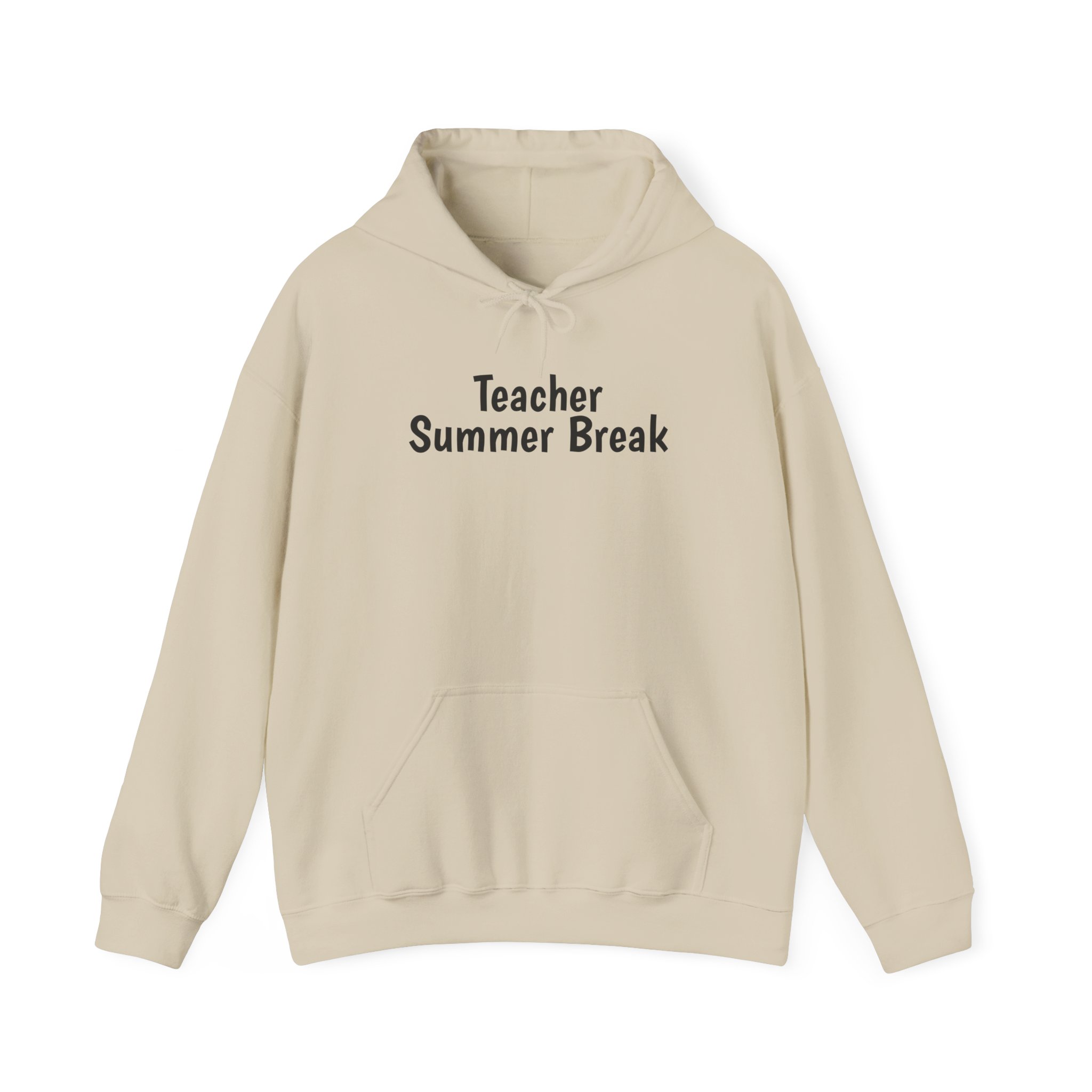 Teacher Summer Break Hoodie | Funny Sarcastic Hoodie | Gift for Teacher - Black Text - Hoodie - Image 5