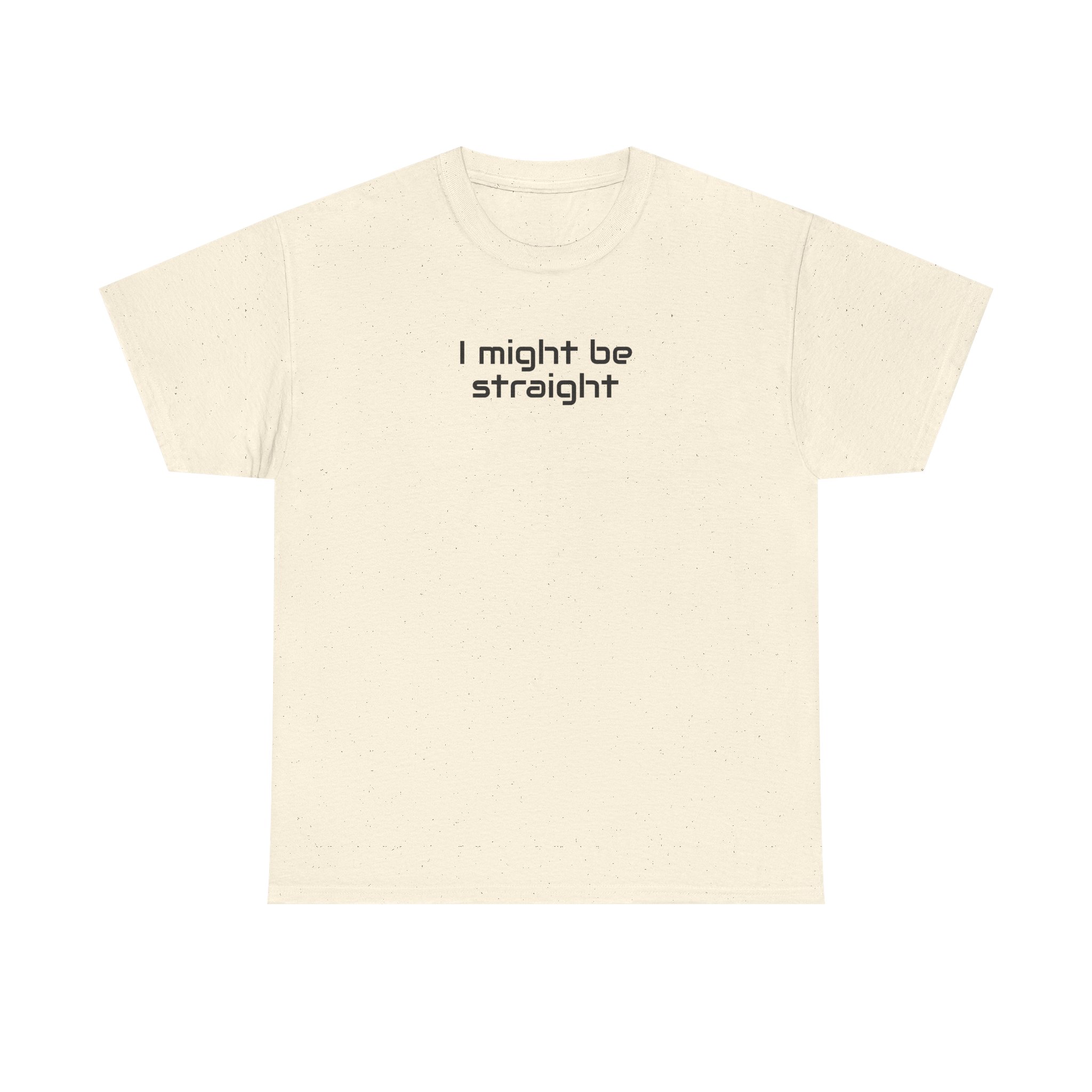 I Might Be Straight Shirt | Funny Sarcastic Tee | Gift for LGBTQ - Black Text - T-Shirt - Image 5