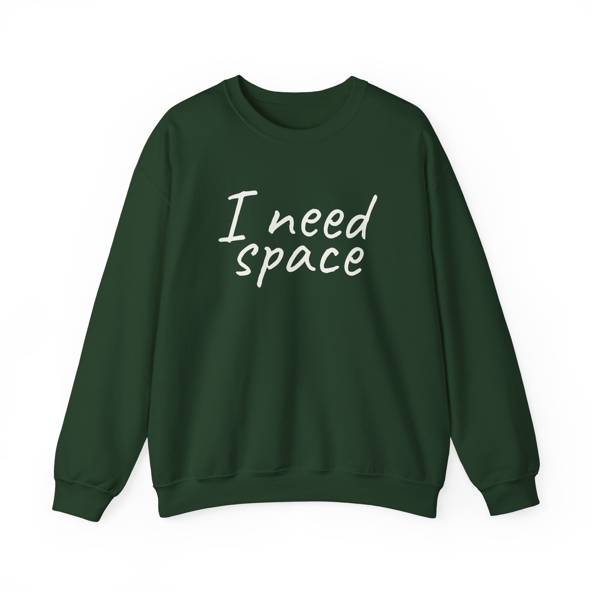 I Need Space Sweatshirt | Sarcastic Sweatshirt | Gift for Introverts - White Text - Sweatshirt - Image 9