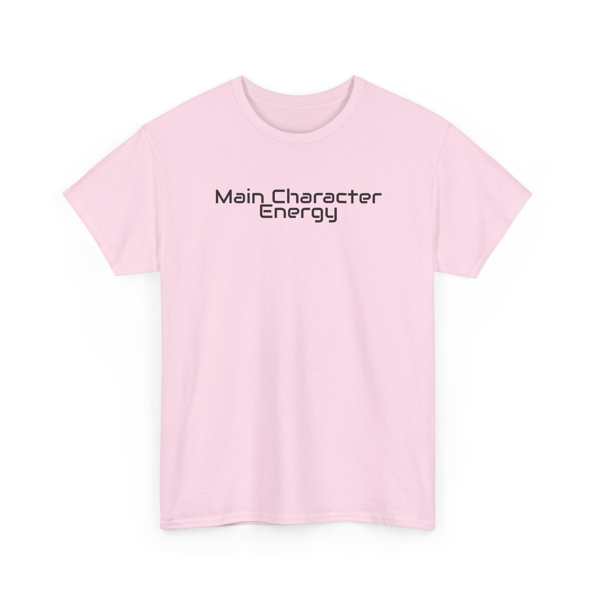 Main Character Energy Shirt | Bold Sarcastic Tee | Gift for Gen Z - Black Text - T-Shirt - Image 11
