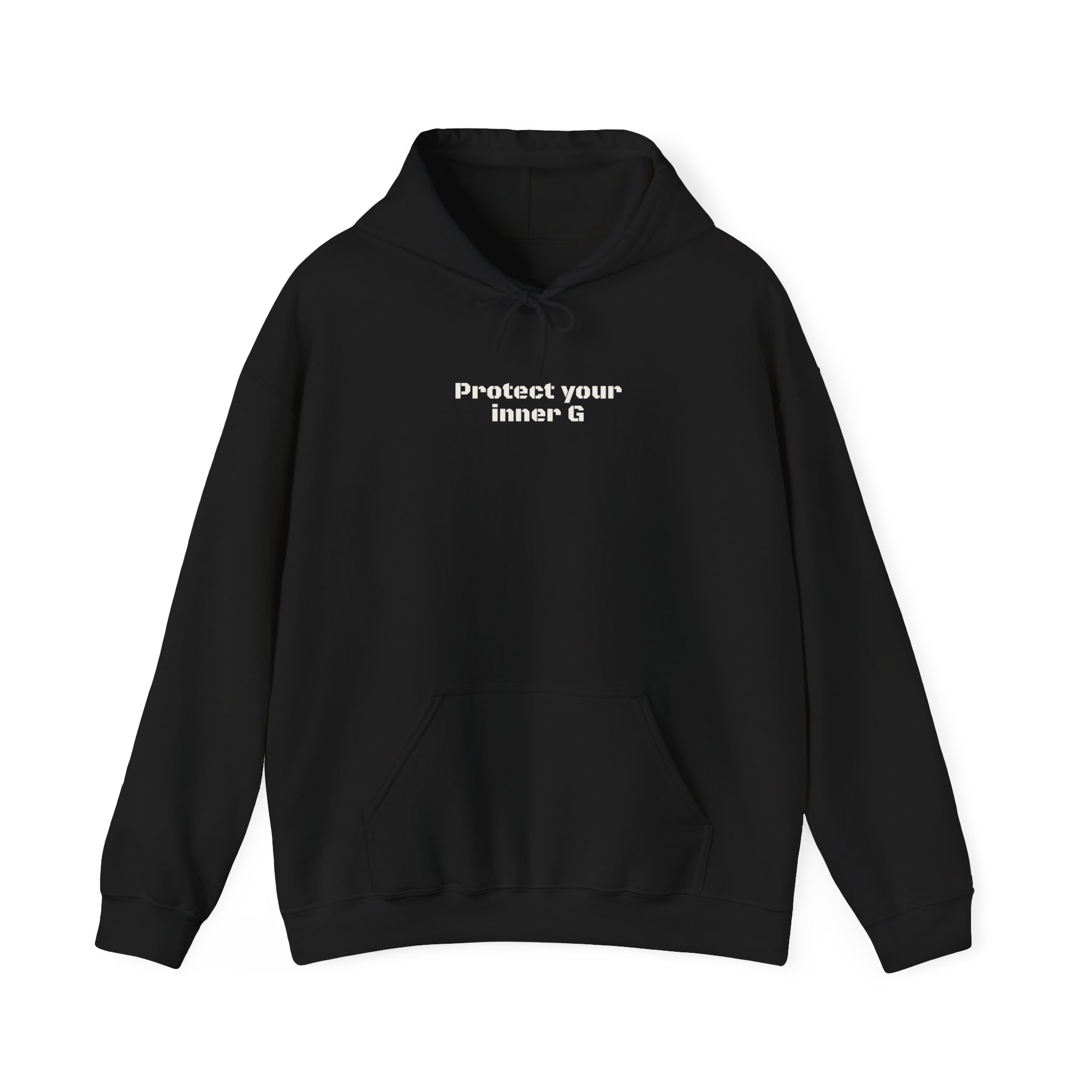 Protect Your Inner G Hoodie | Bold Hoodie | Gift for Streetwear Fans - White Text - Hoodie