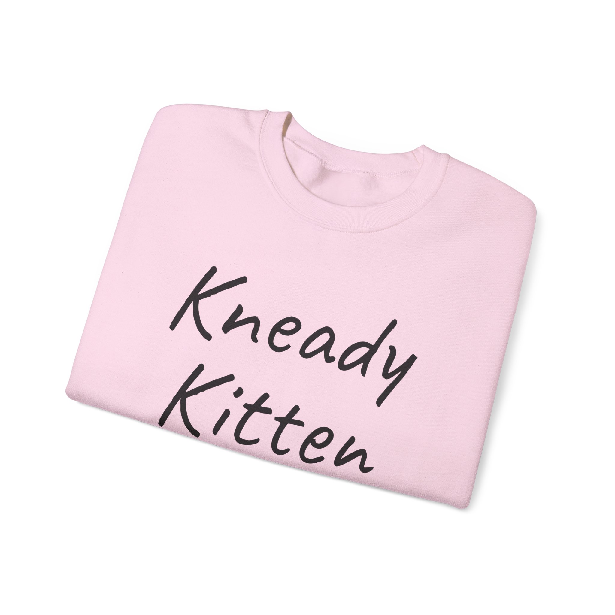 Kneady Kitten Sweatshirt | Funny Sarcastic Sweatshirt | Gift for Pet Lovers - Black Text - Sweatshirt - Image 15