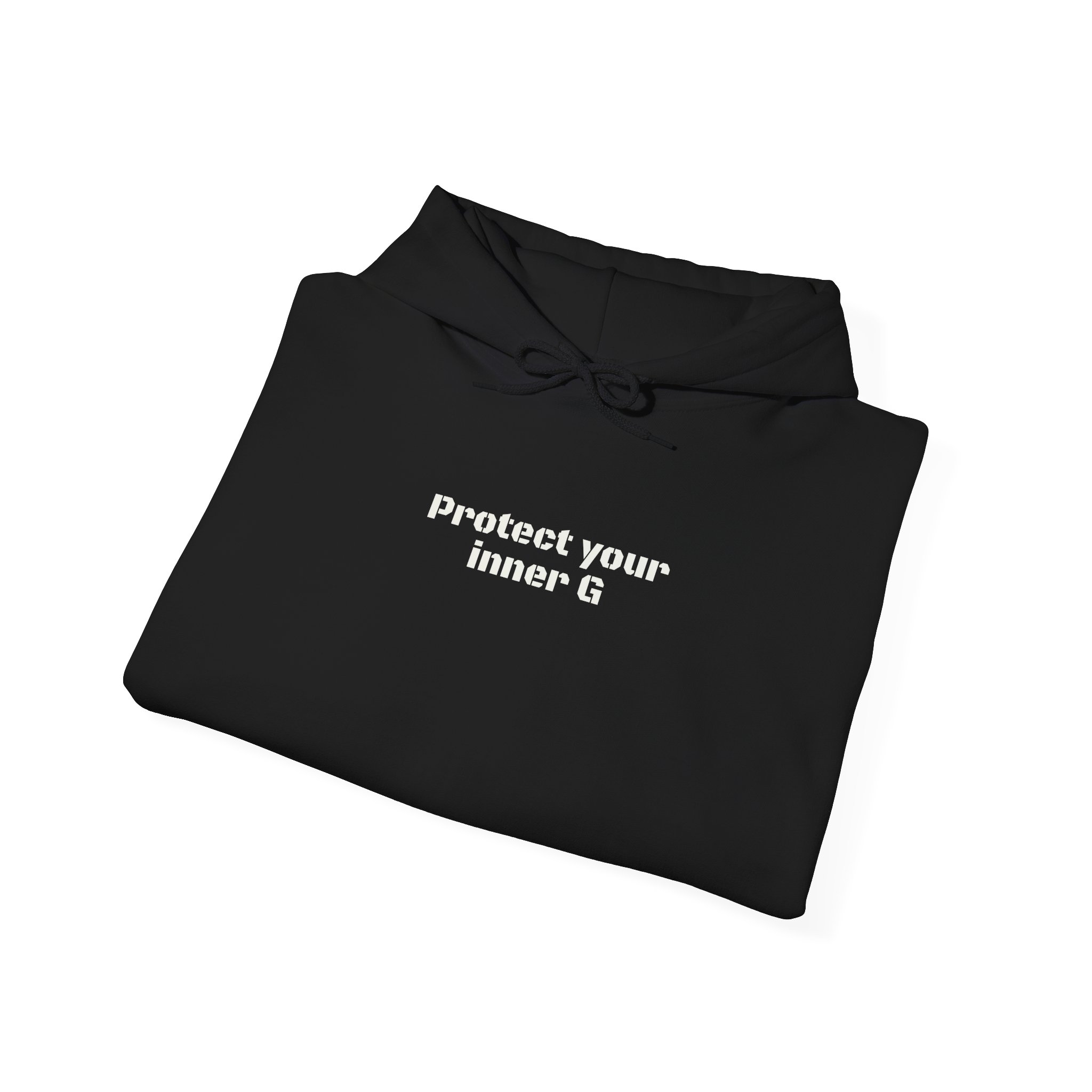 Protect Your Inner G Hoodie | Bold Hoodie | Gift for Streetwear Fans - White Text - Hoodie - Image 4