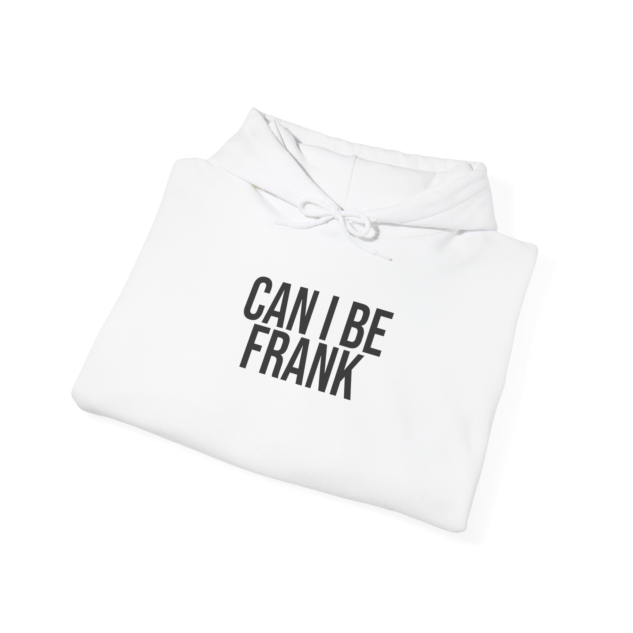 Can I Be Frank Hoodie | Funny Sarcastic Hoodie | Gift for Dad - Black Text - Hoodie - Image 4
