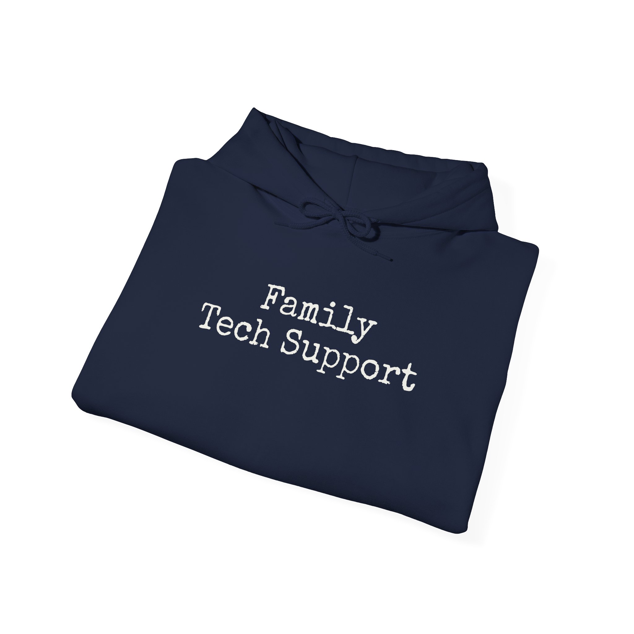Family Tech Support Hoodie | Funny Sarcastic Hoodie | Gift for Coders - White Text - Hoodie - Image 20