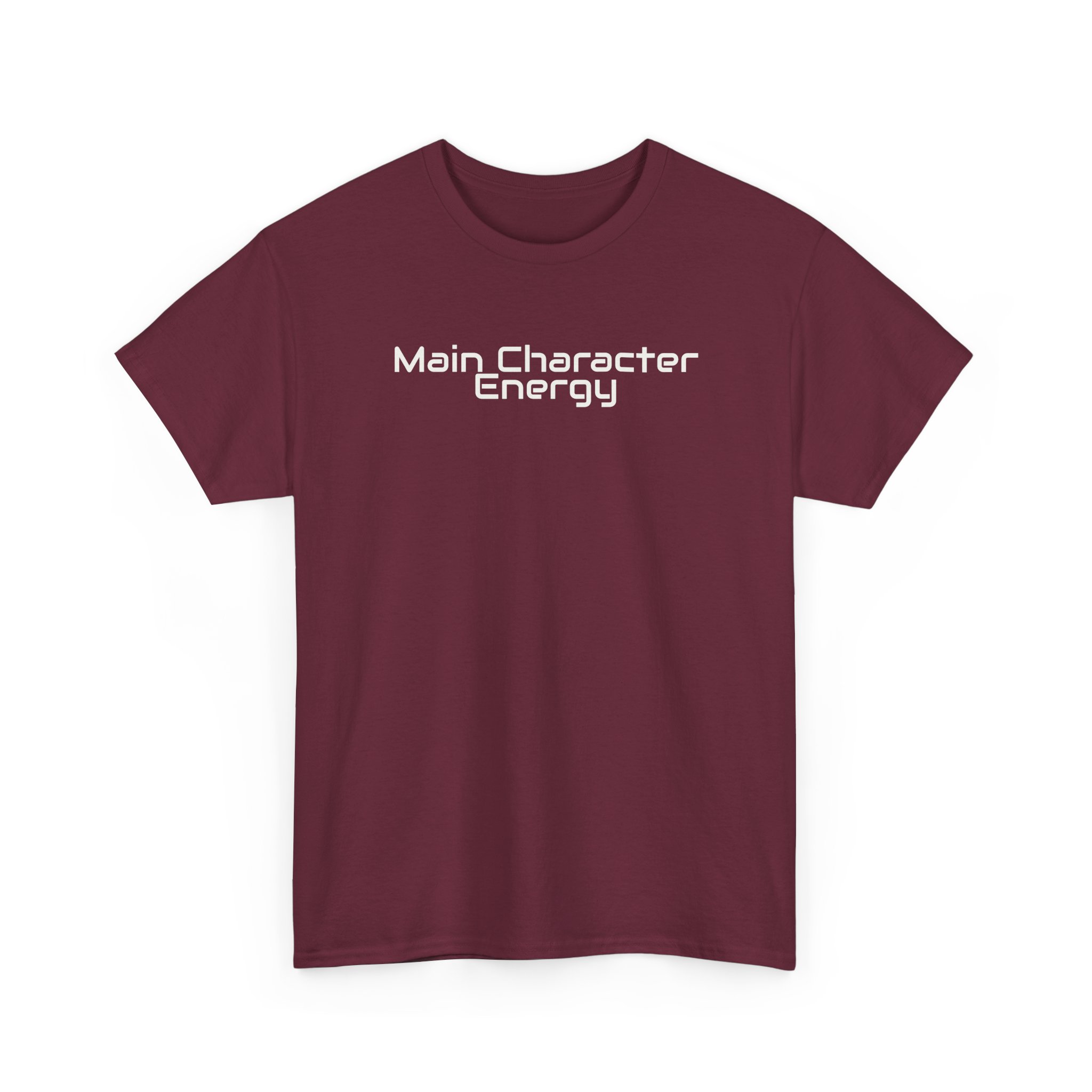 Main Character Energy Shirt | Bold Sarcastic Tee | Gift for Gen Z - White Text - T-Shirt - Image 7