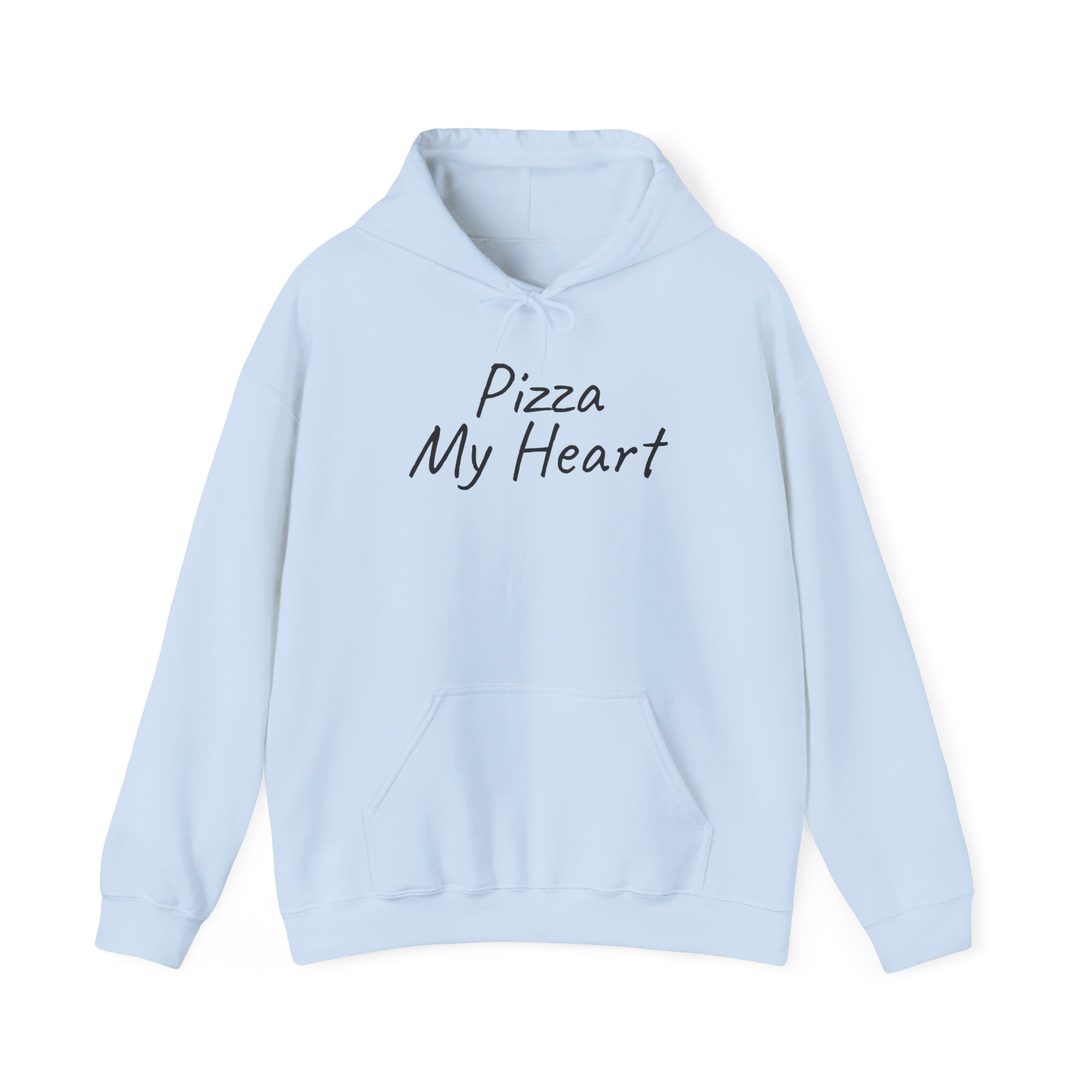 Pizza My Heart Hoodie | Cute Toddler Hoodie | Gift for Pizza Lover - Black Text - Hoodie - Image 9