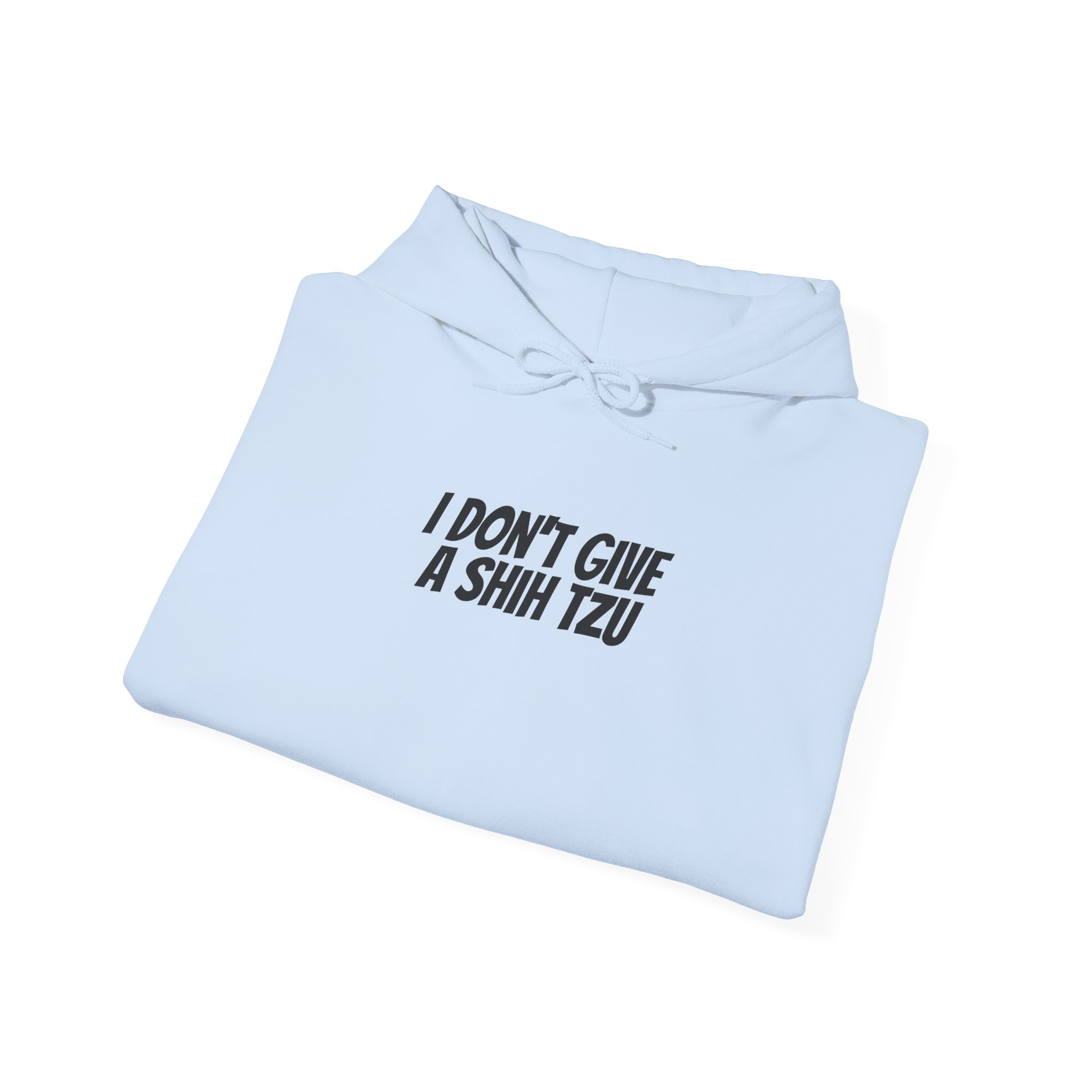 I Don't Give A Shih Tzu Hoodie | Funny Dog Hoodie | Gift for Dog Mom - Black Text - Hoodie - Image 12