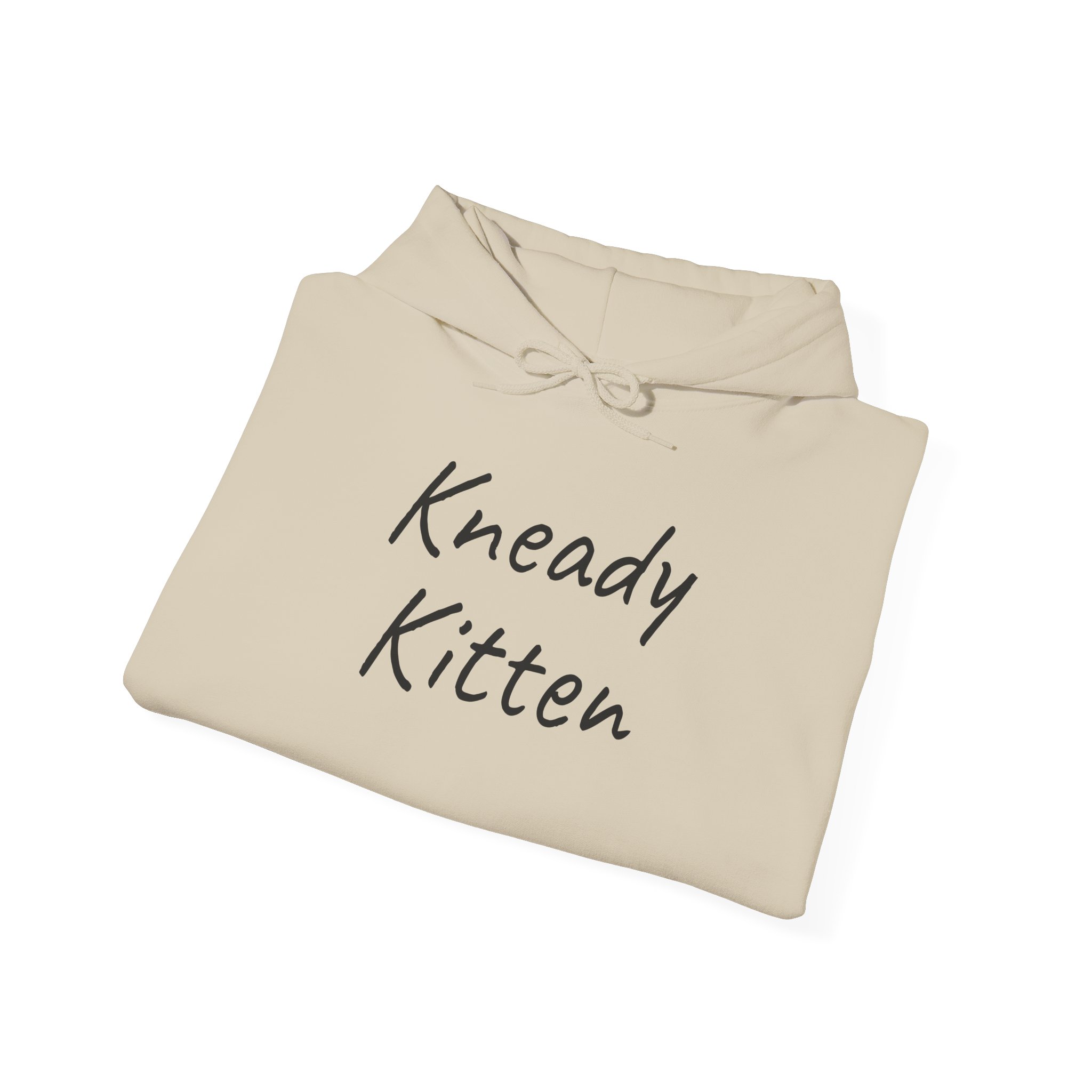 Kneady Kitten Hoodie | Funny Sarcastic Hoodie | Gift for Pet Lovers - Black Text - Hoodie - Image 8
