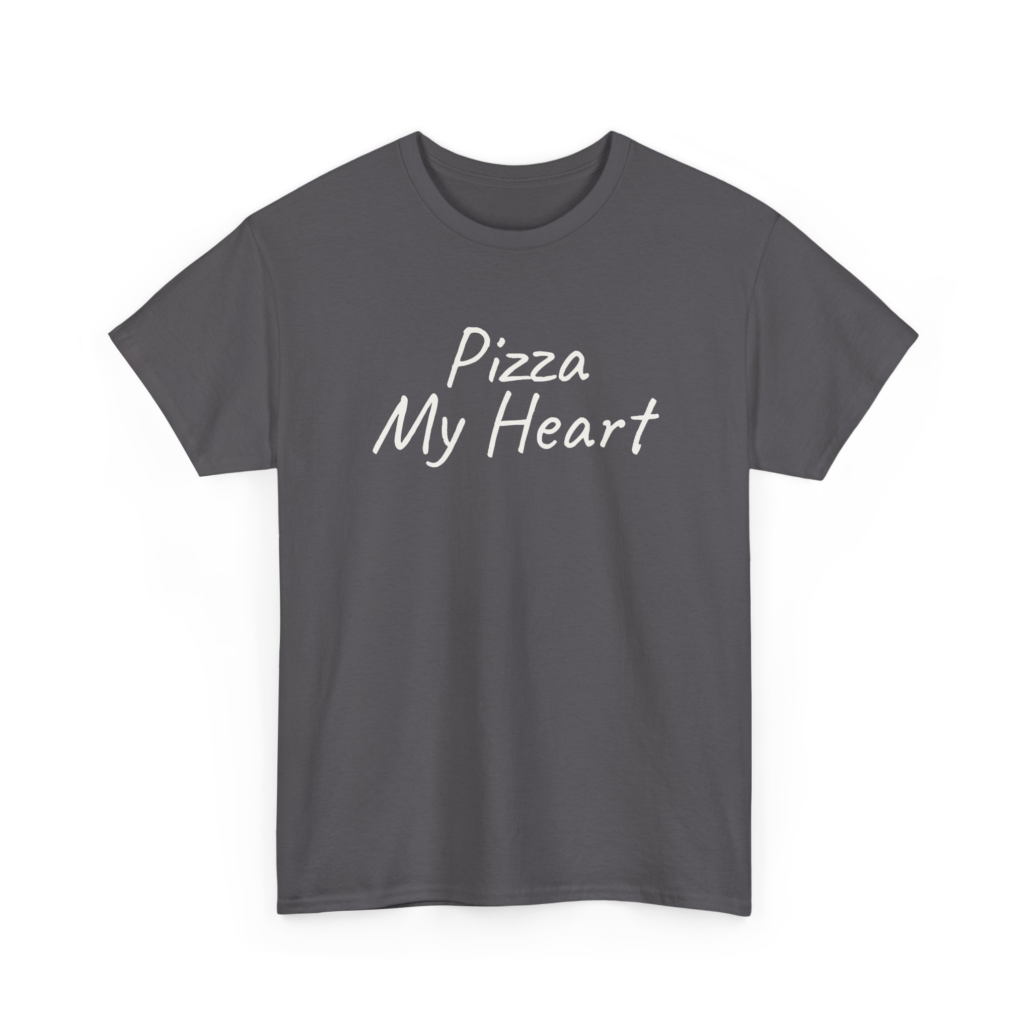Pizza My Heart Shirt | Cute Toddler Tee | Gift for Pizza Lover - White Text - T-Shirt - Image 11