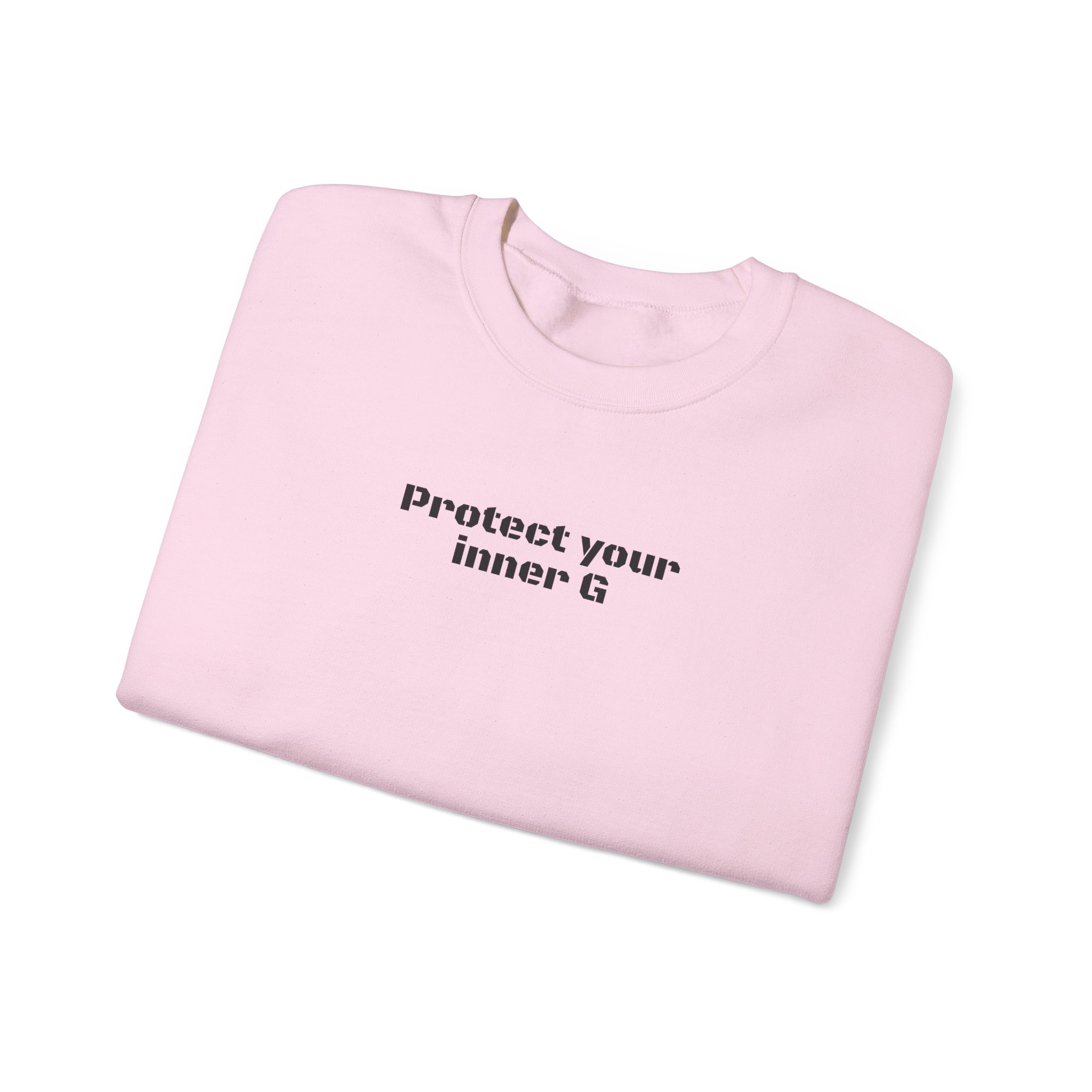 Protect Your Inner G Sweatshirt | Bold Sweatshirt | Gift for Streetwear Fans - Black Text - Sweatshirt - Image 15
