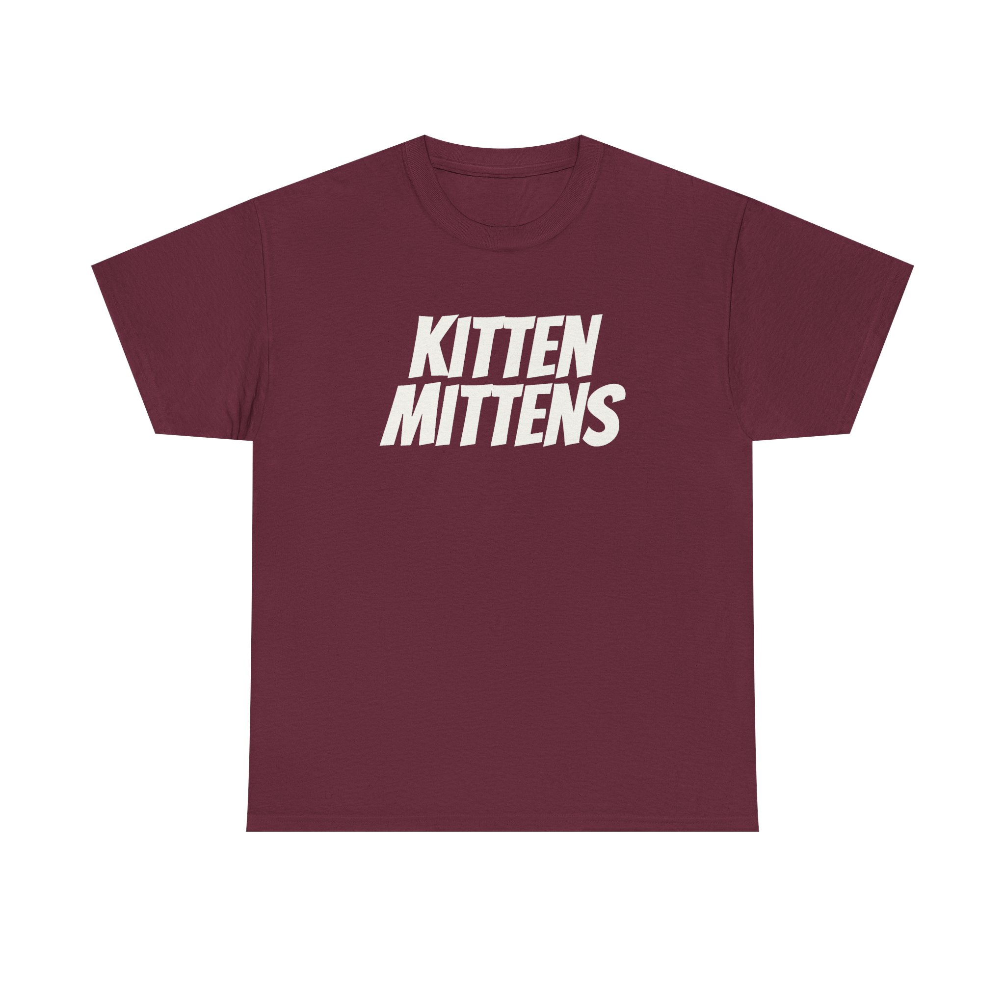 Kitten Mittens Shirt | Funny Sarcastic Tee | Gift for Sitcom Fans - White Text - T-Shirt - Image 5
