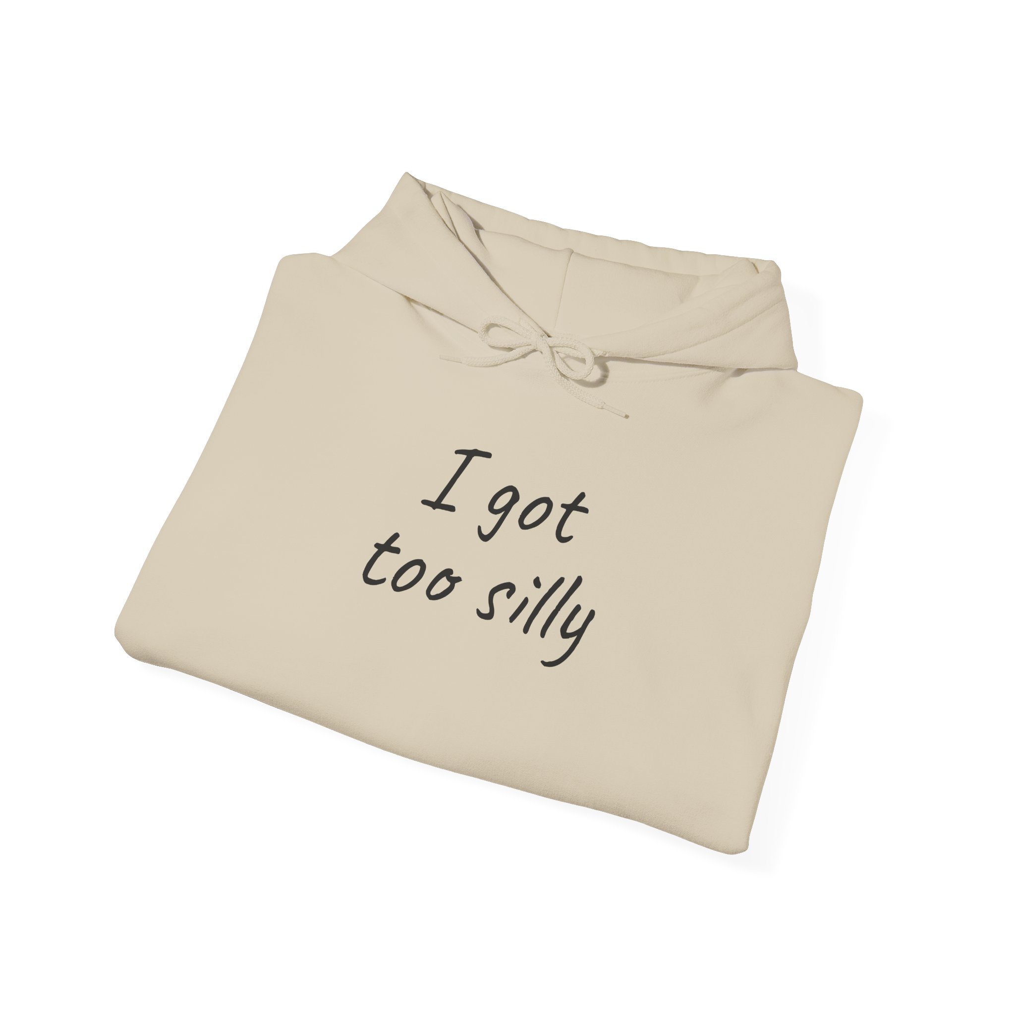 I Got Too Silly Hoodie (Black Print) - Image 8