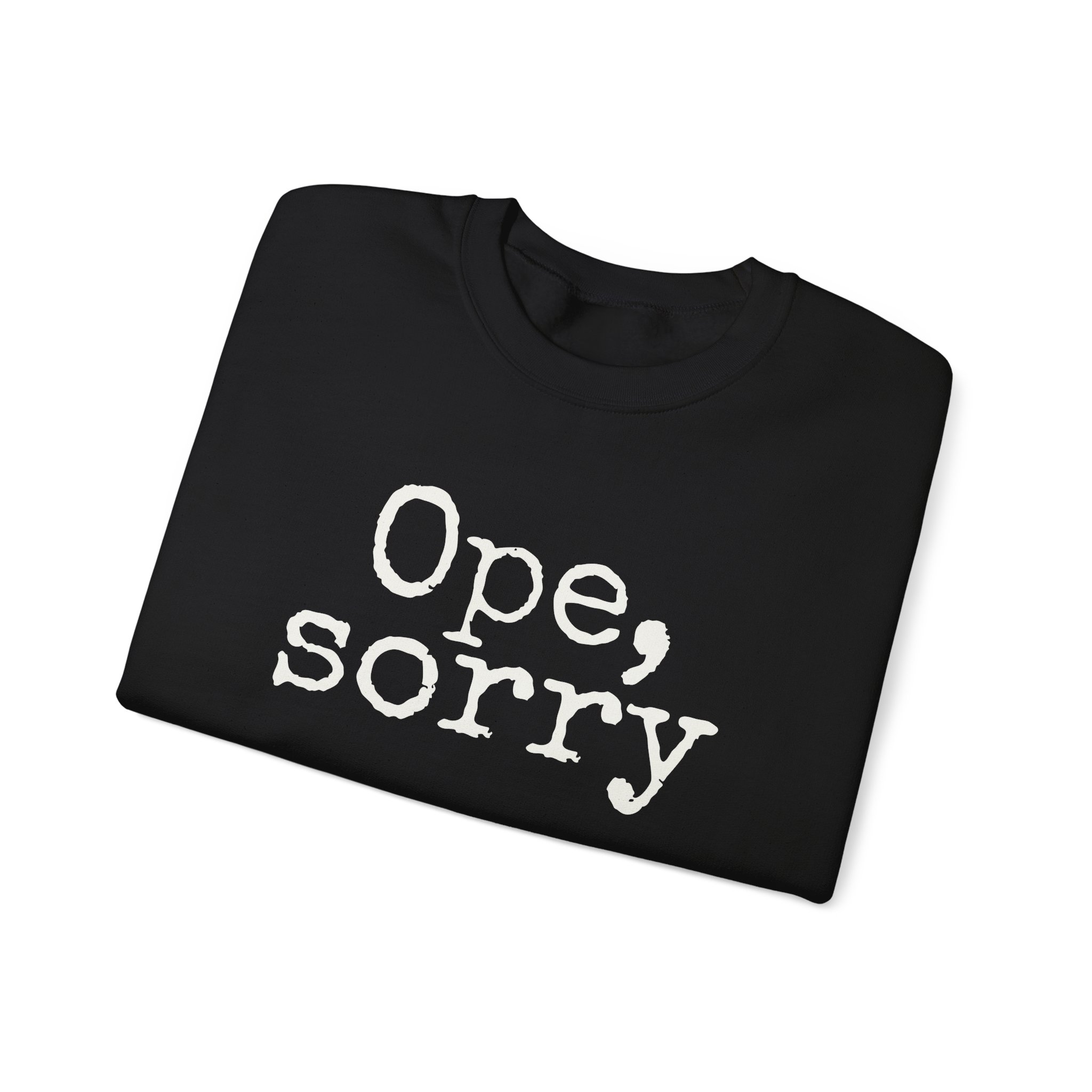 Ope, Sorry Sweatshirt (White Print) – Bild 3