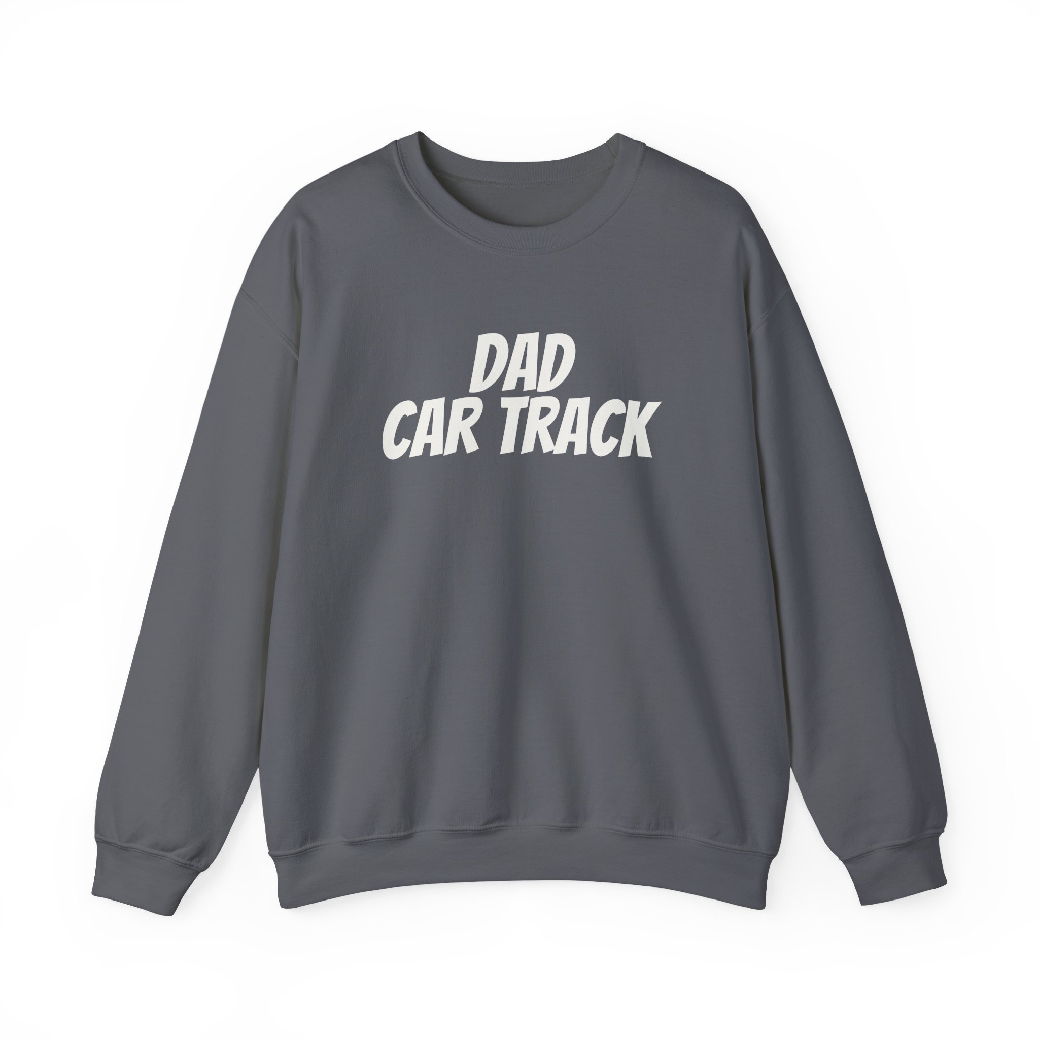 Dad Car Track Sweatshirt (White Print) – Bild 13