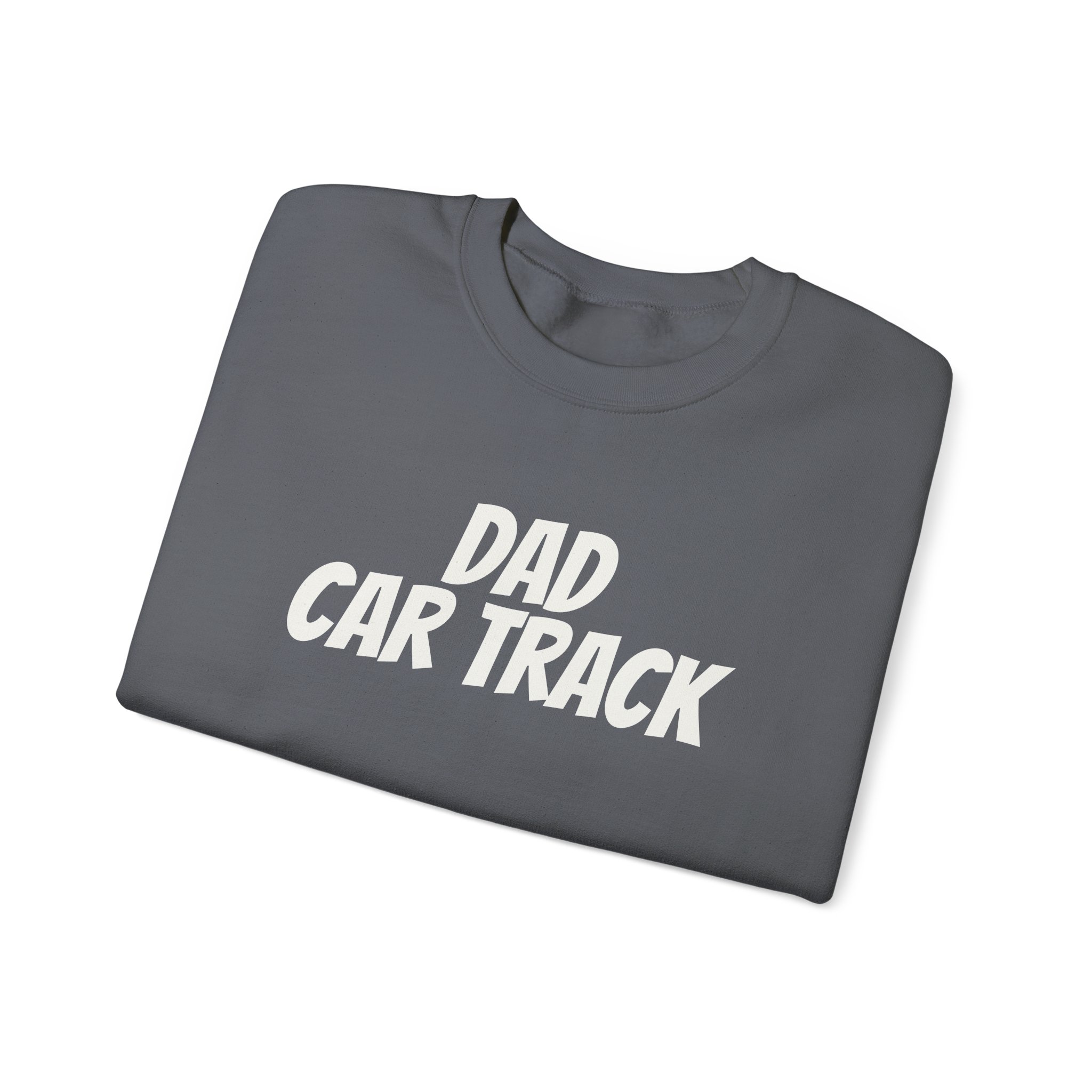 Dad Car Track Sweatshirt (White Print) – Bild 15