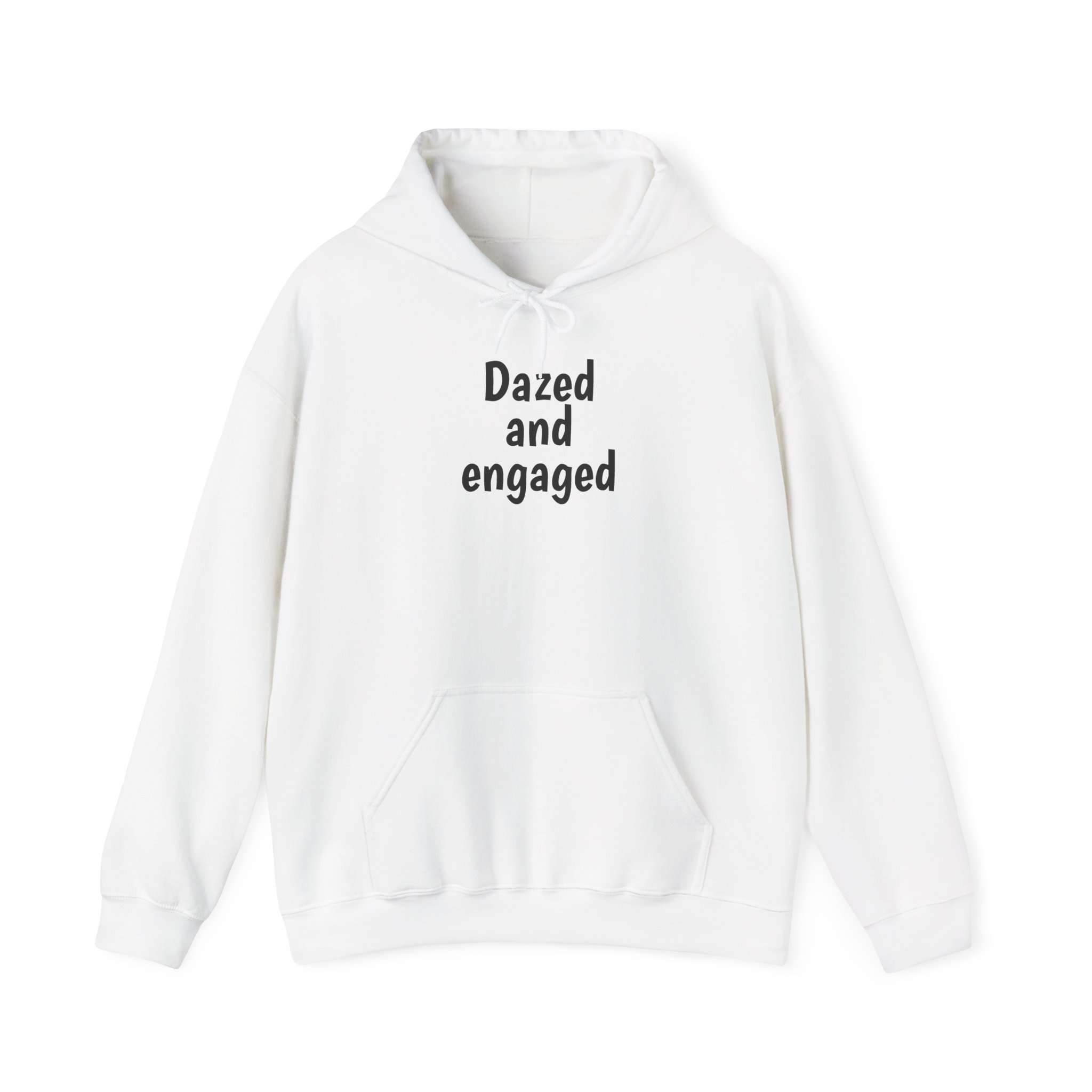 Dazed And Engaged Hoodie (Black Print)