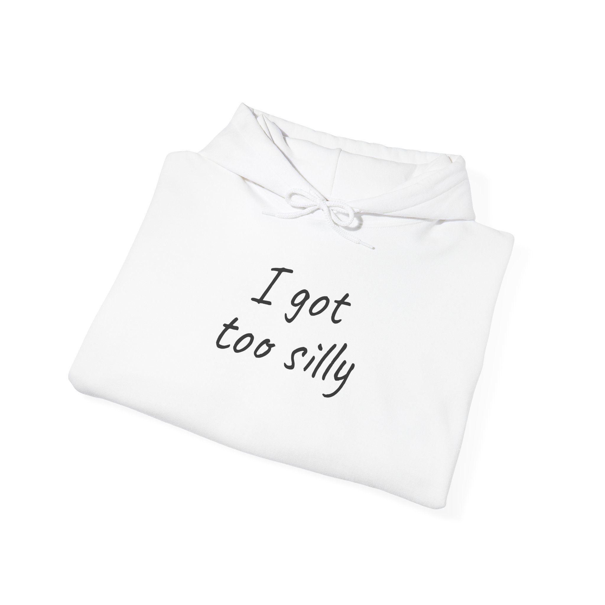 I Got Too Silly Hoodie (Black Print) - Image 4
