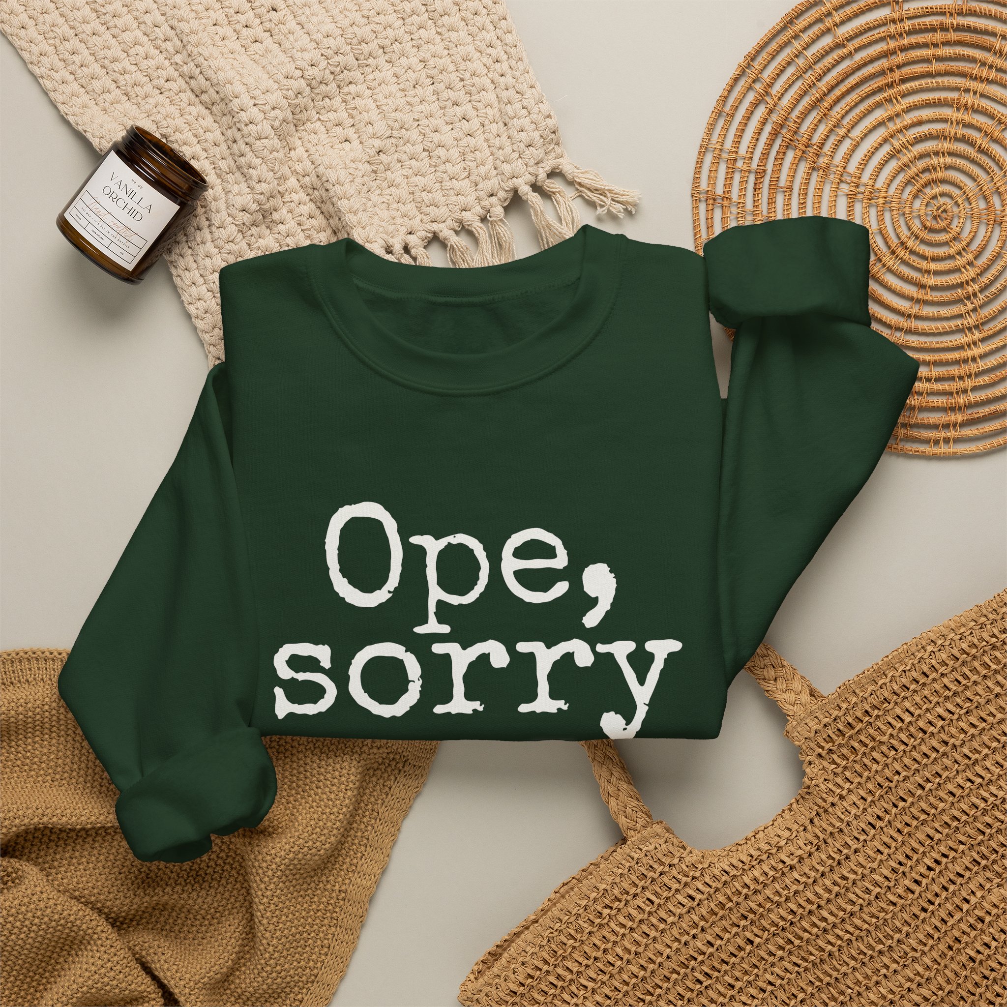 Ope, Sorry Sweatshirt (White Print) – Bild 12