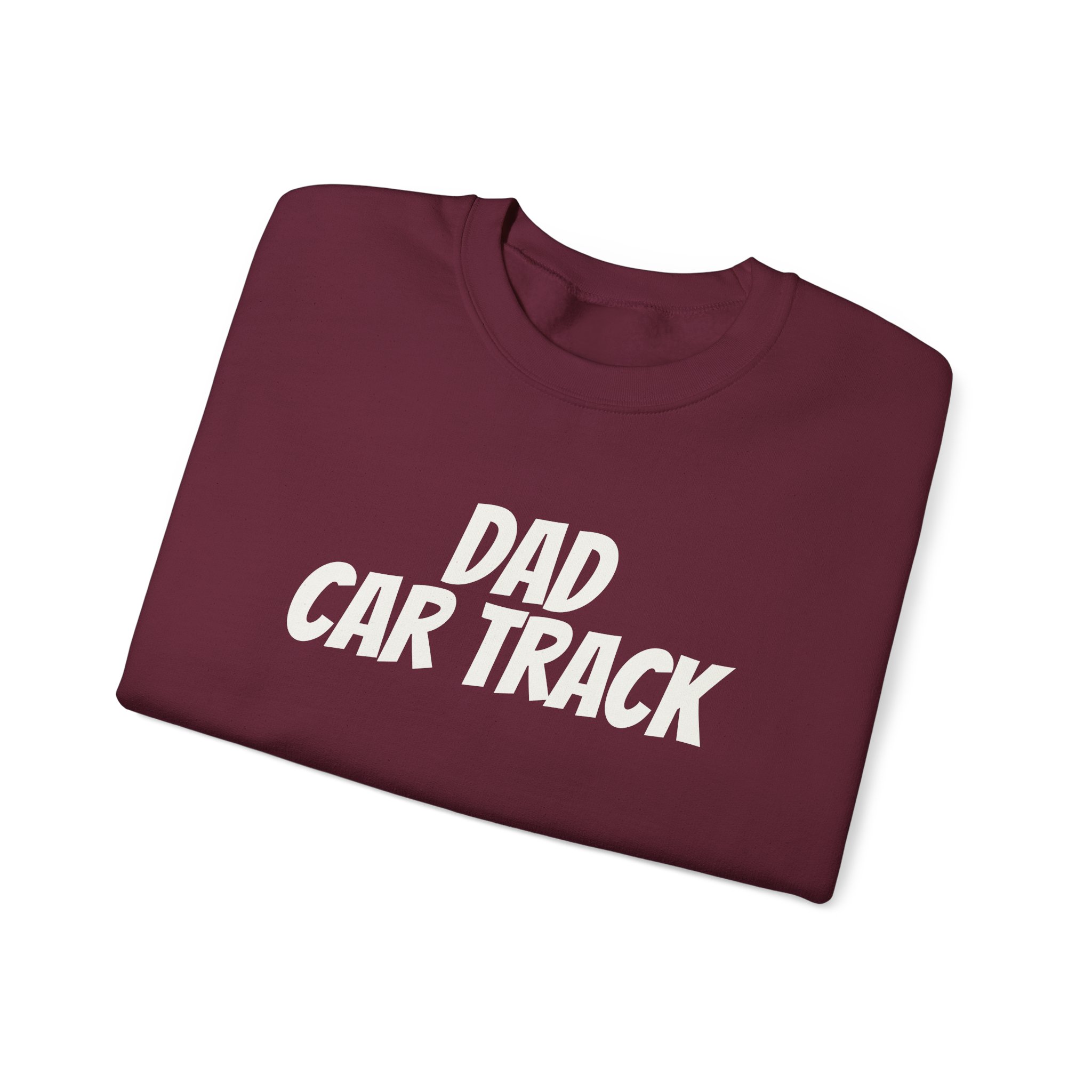 Dad Car Track Sweatshirt (White Print) – Bild 7