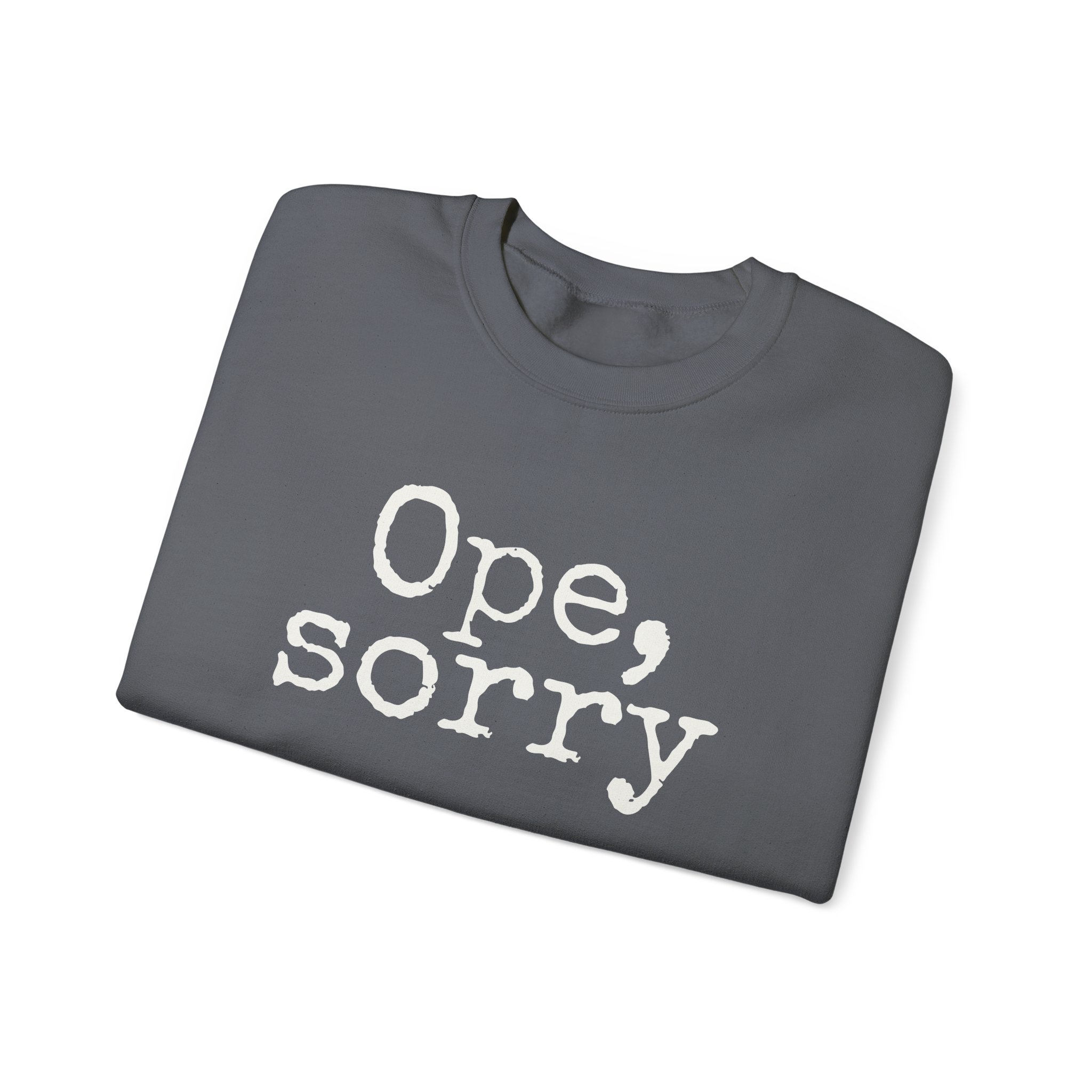 Ope, Sorry Sweatshirt (White Print) – Bild 15
