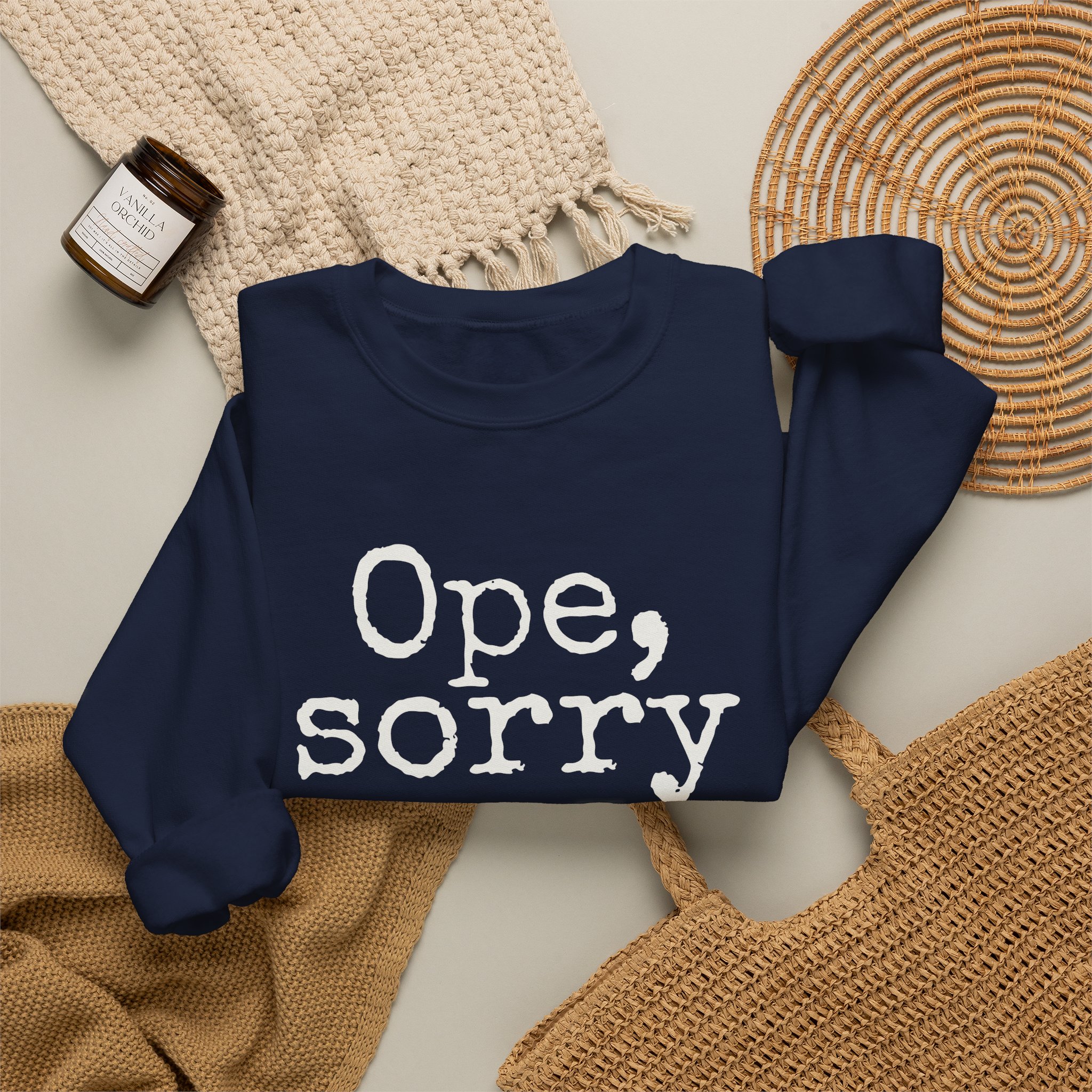 Ope, Sorry Sweatshirt (White Print) – Bild 20